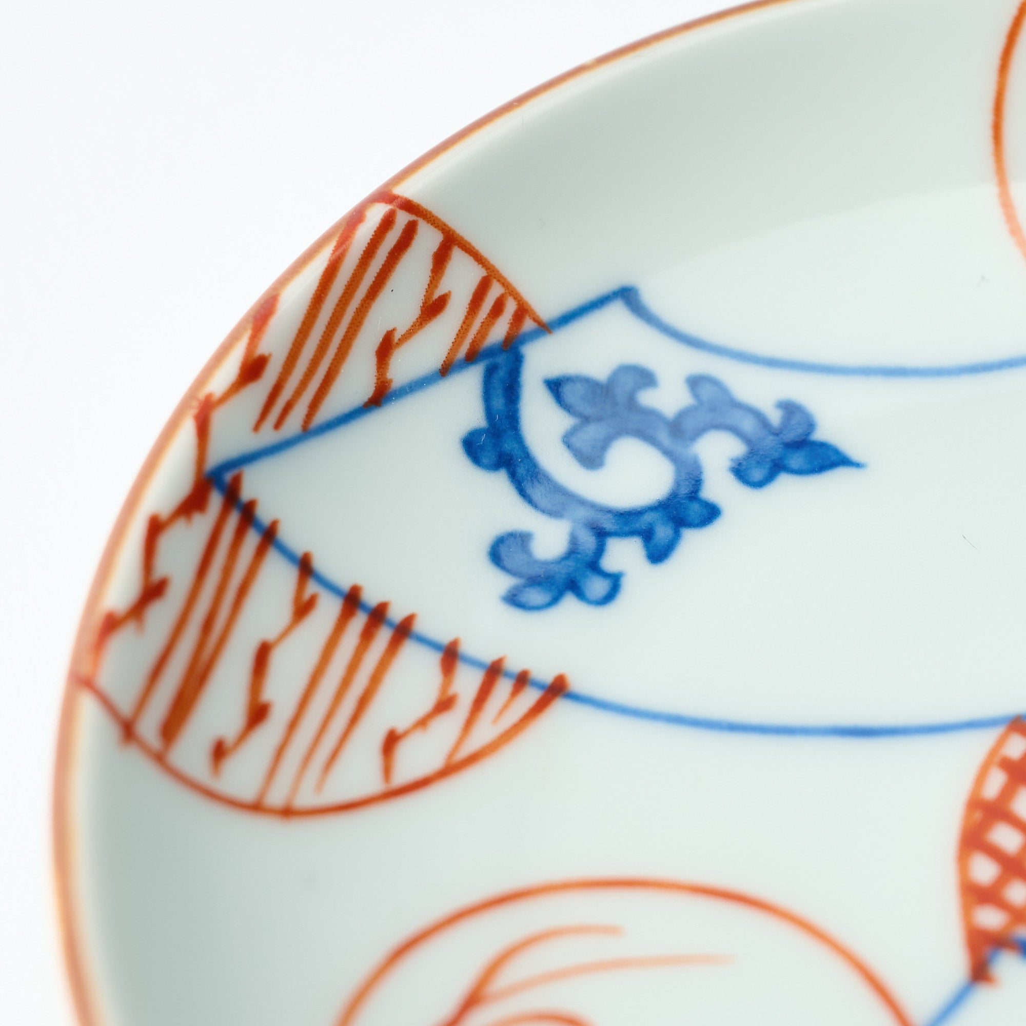 Fan-Shaped Motif with Mt. Fuji Sauce Plate