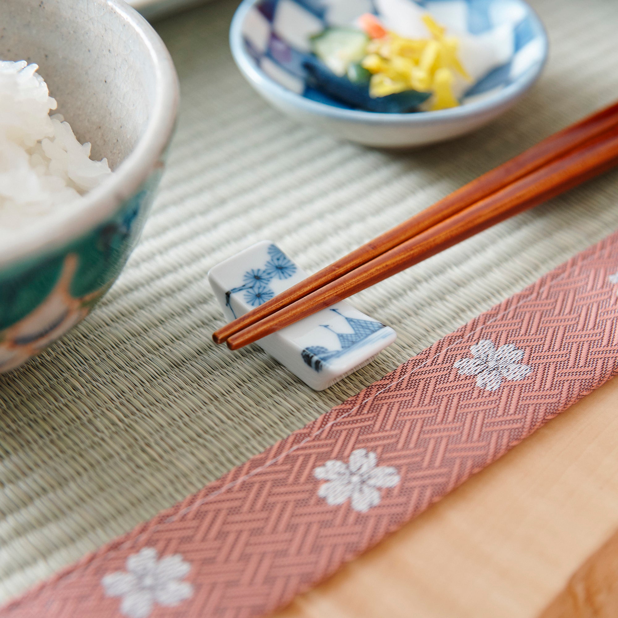 Palace and Landscape Chopstick Rest Set