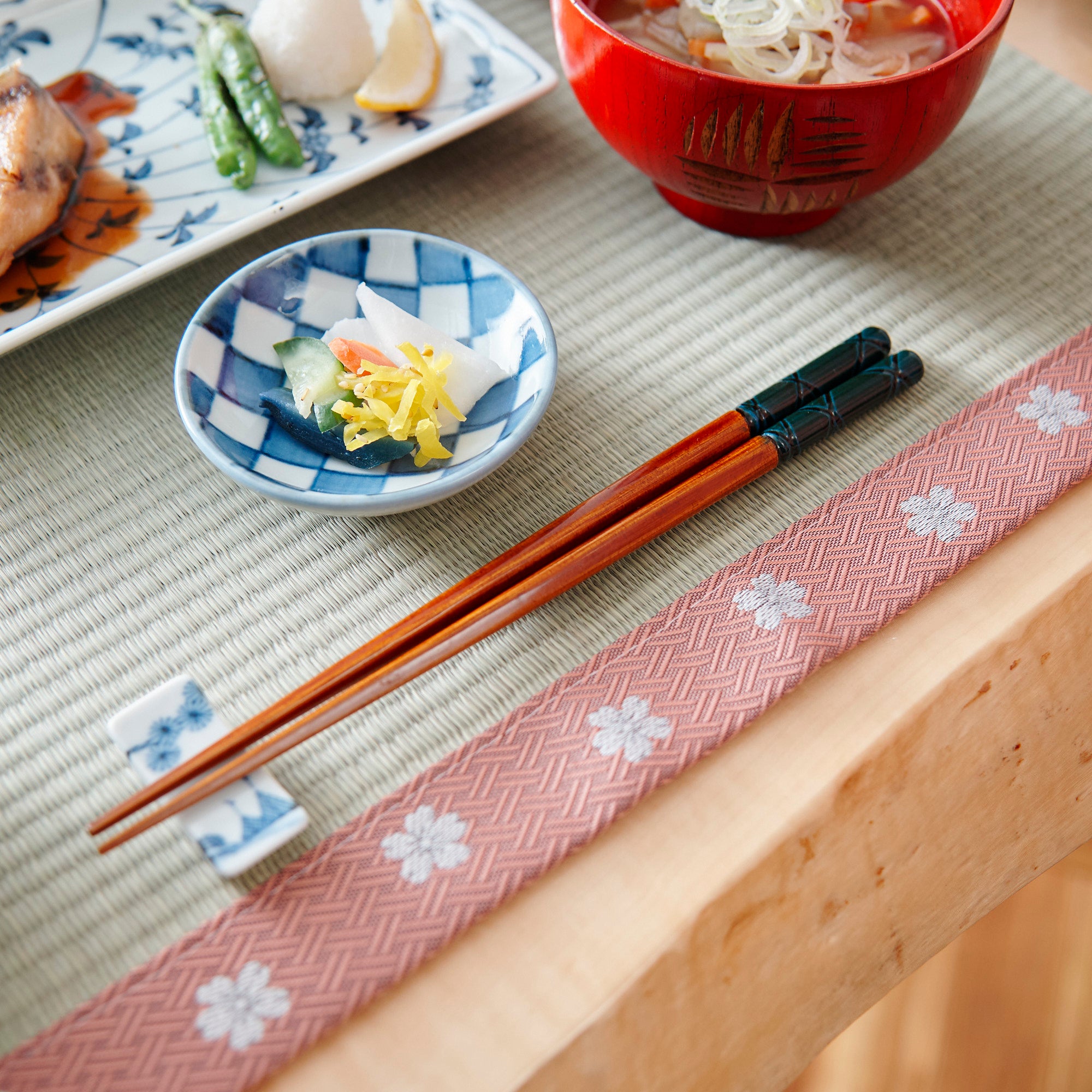 Yamachiku Tortoiseshell Pattern Lacquered Bamboo Chopsticks 23 cm (9.1 in)