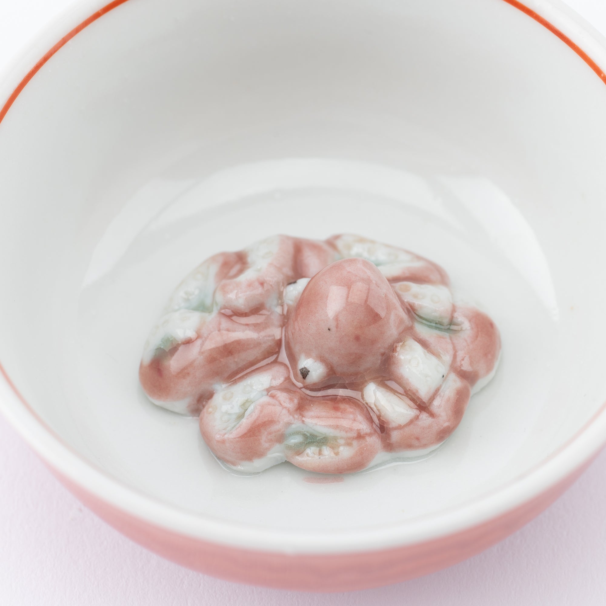 Swimming Sea Creature Sakazuki Flat Sake Cup