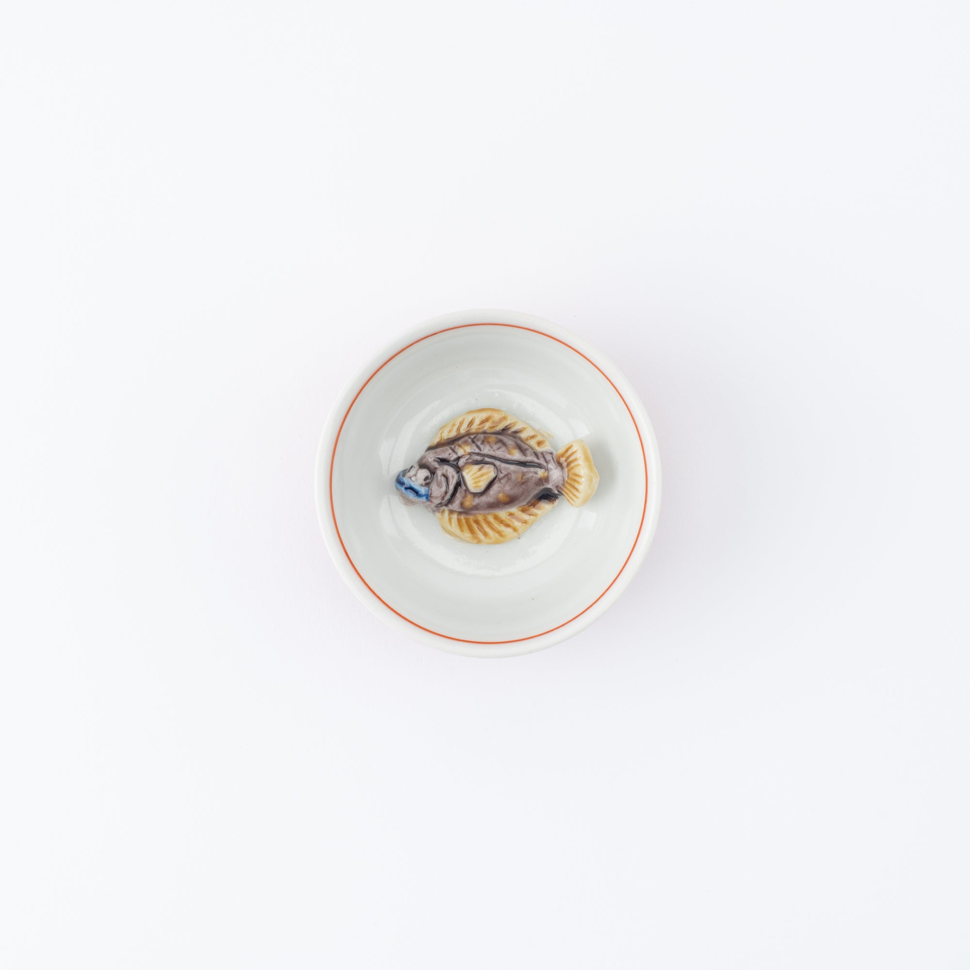 Swimming Sea Creature Sakazuki Flat Sake Cup
