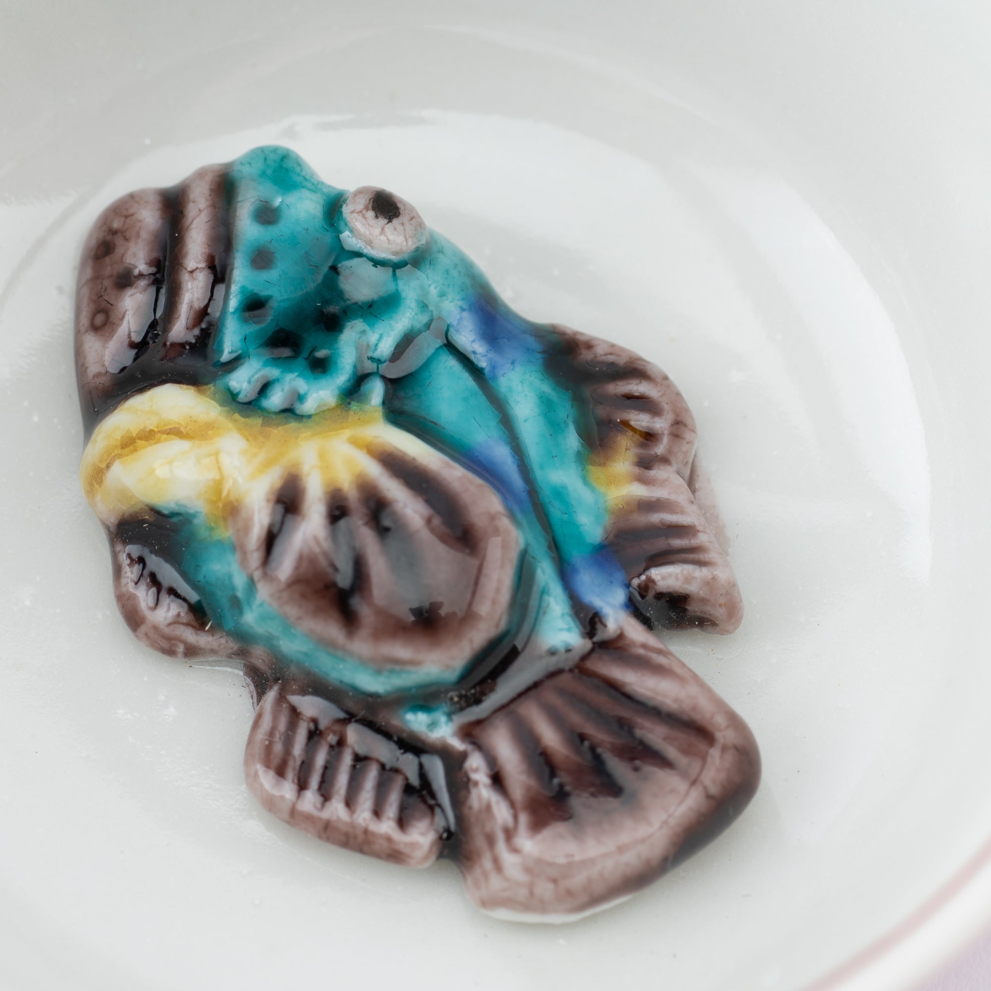 Swimming Sea Creature Sakazuki Flat Sake Cup