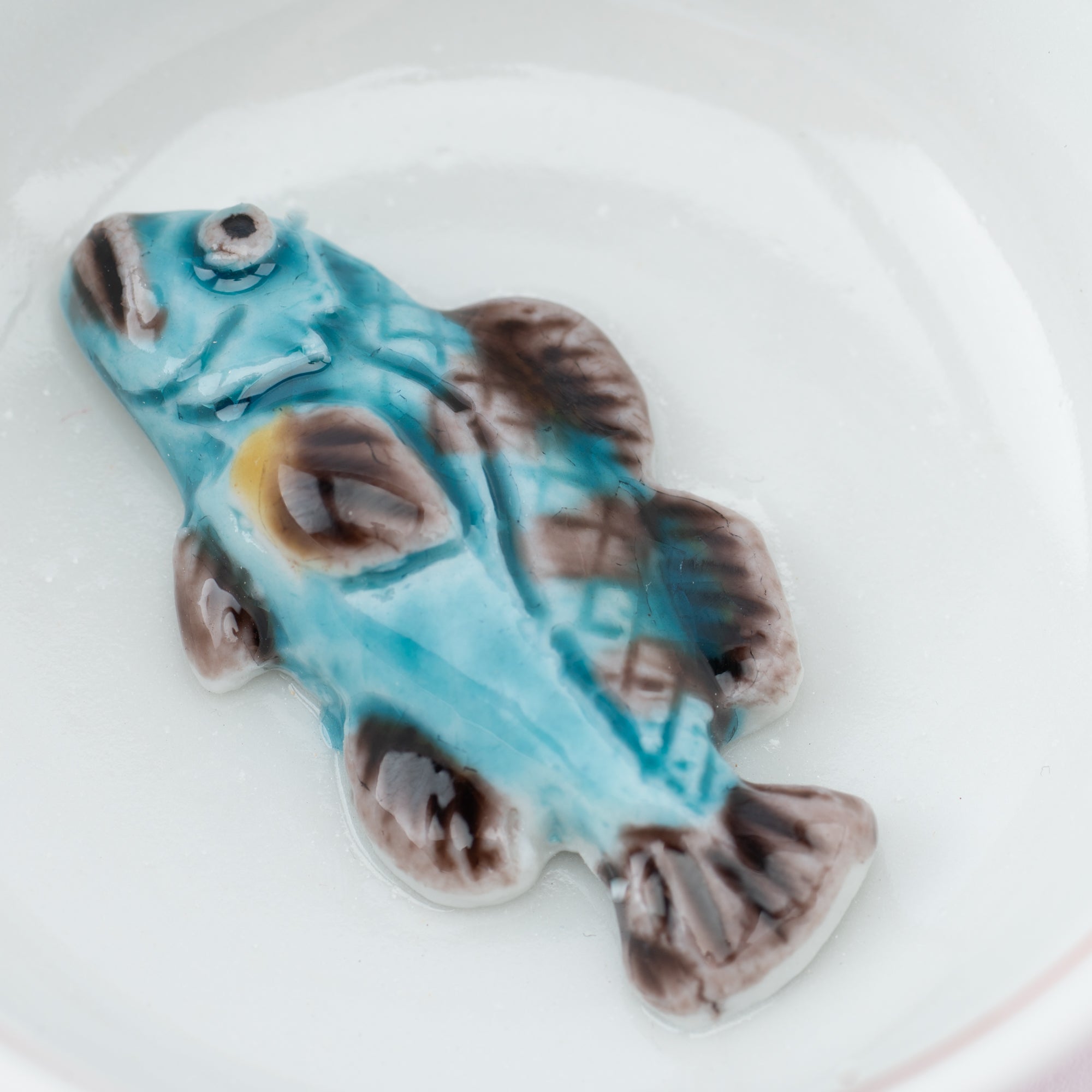 Swimming Sea Creature Sakazuki Flat Sake Cup