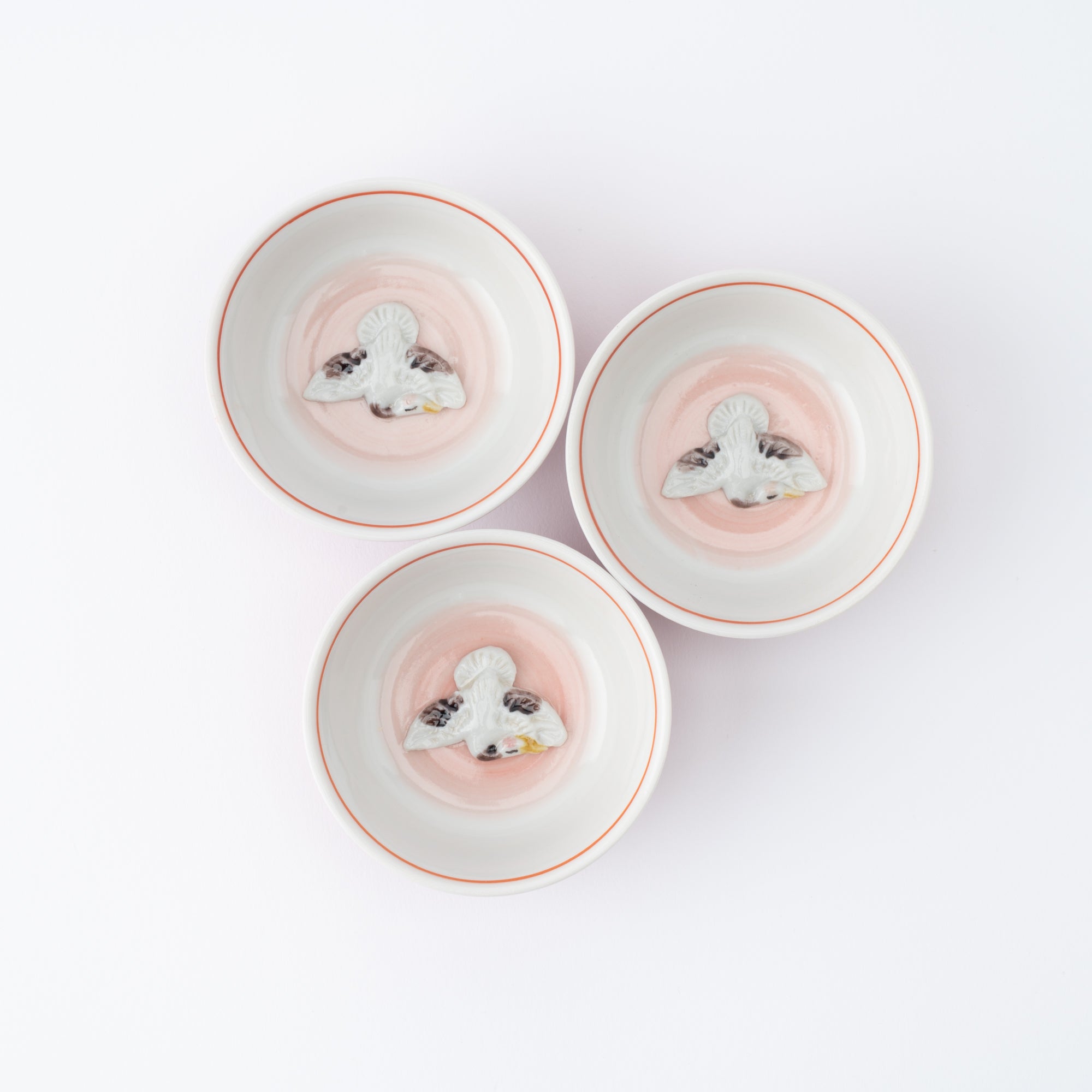 Crane & Turtle Sakazuki Flat Sake Cup Set