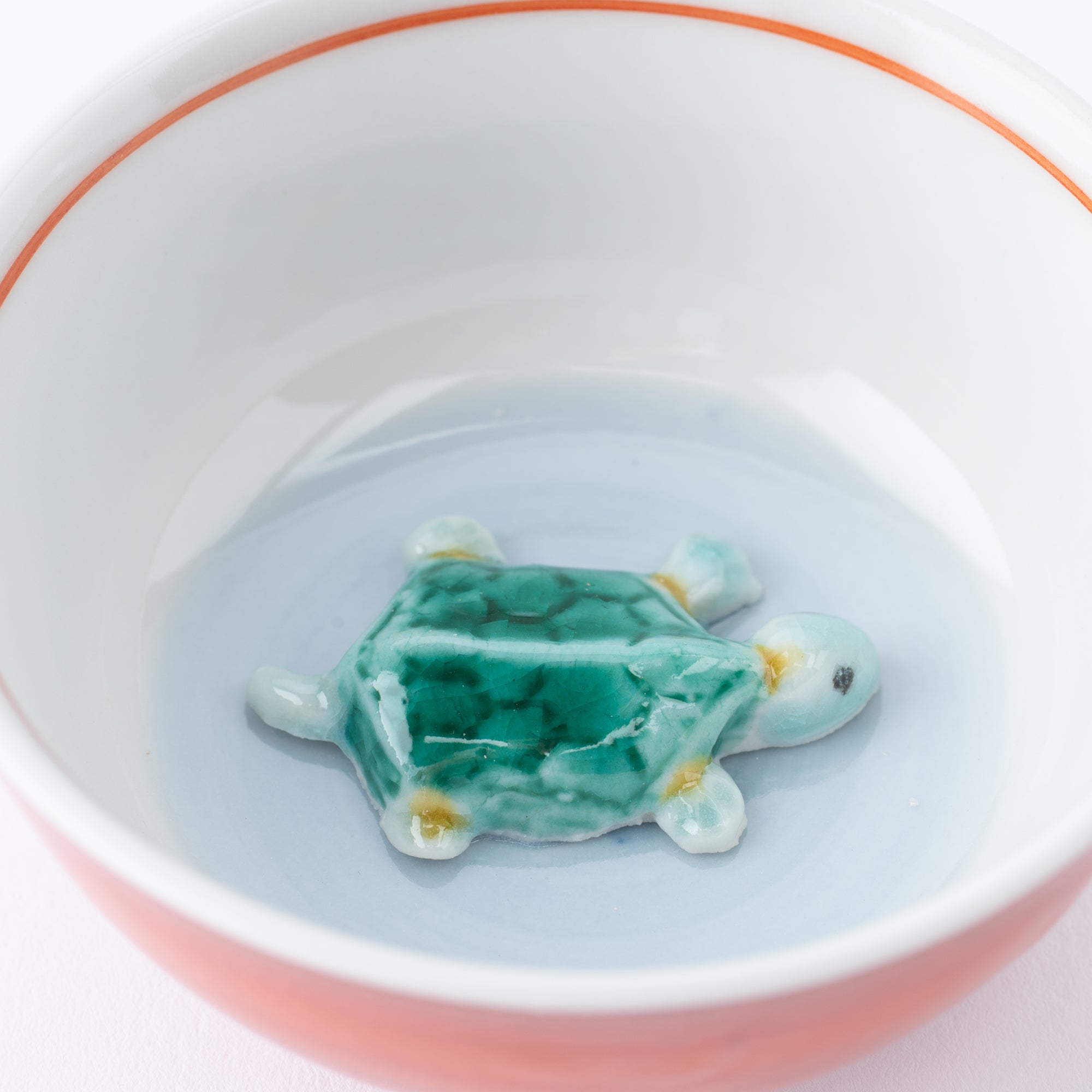 Crane & Turtle Sakazuki Flat Sake Cup Set