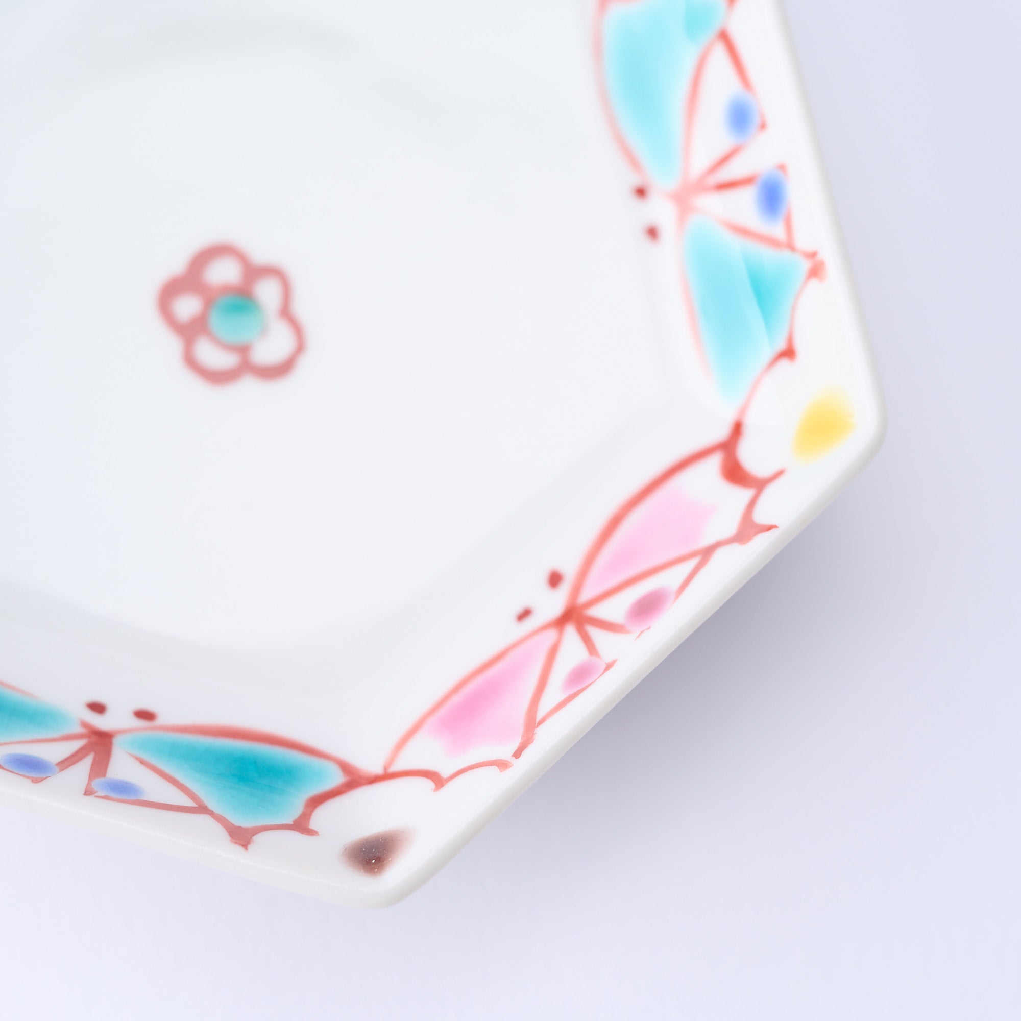 Colorful Hexagonal Sauce Plate