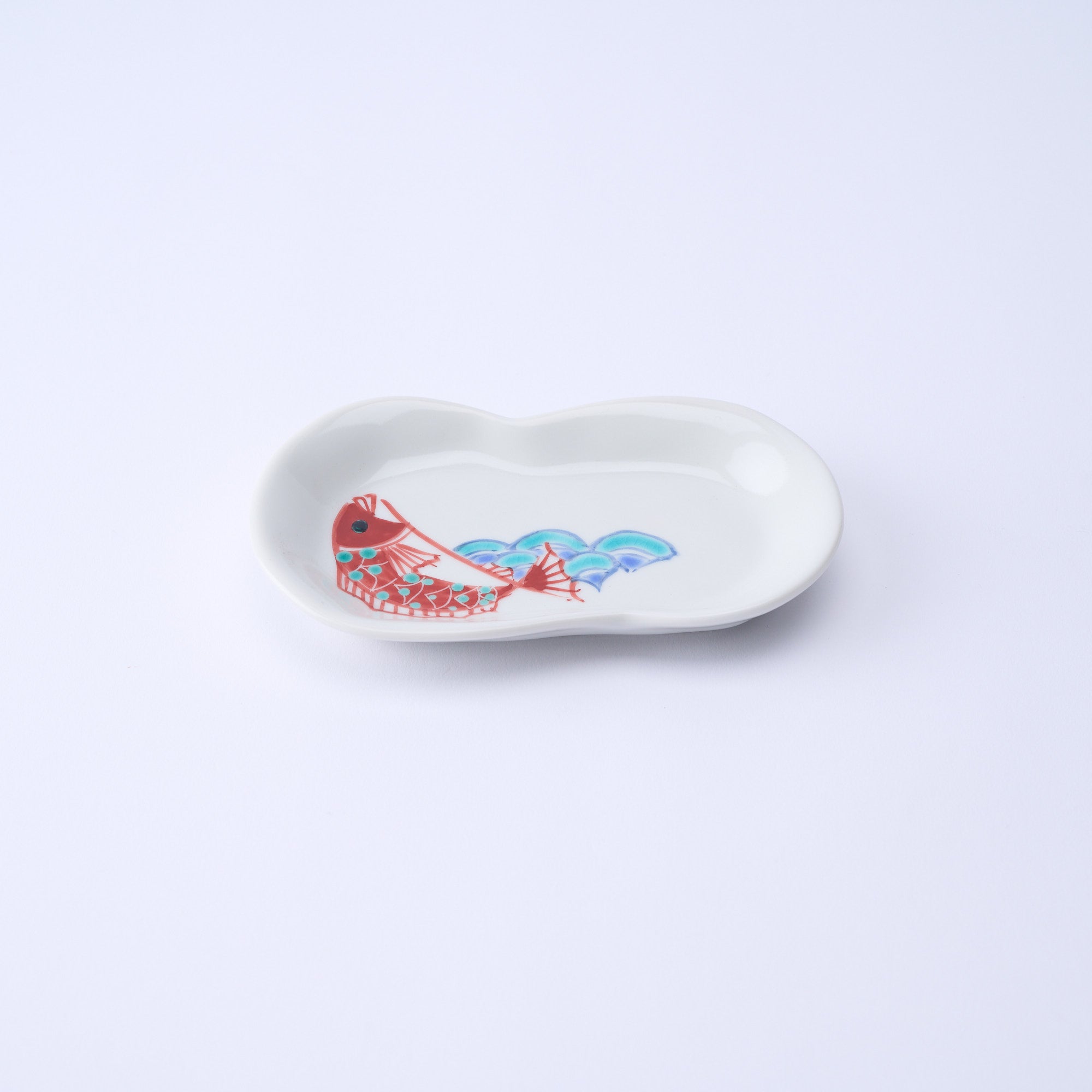 Vivid Daruma-shaped Sauce Plate