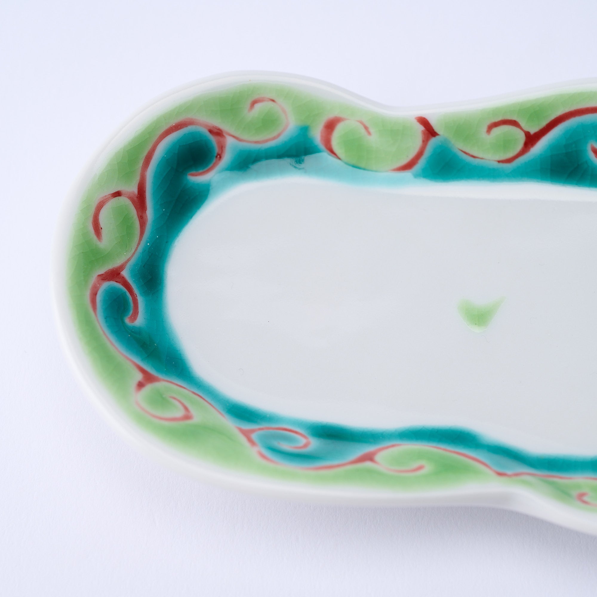 Vivid Daruma-shaped Sauce Plate