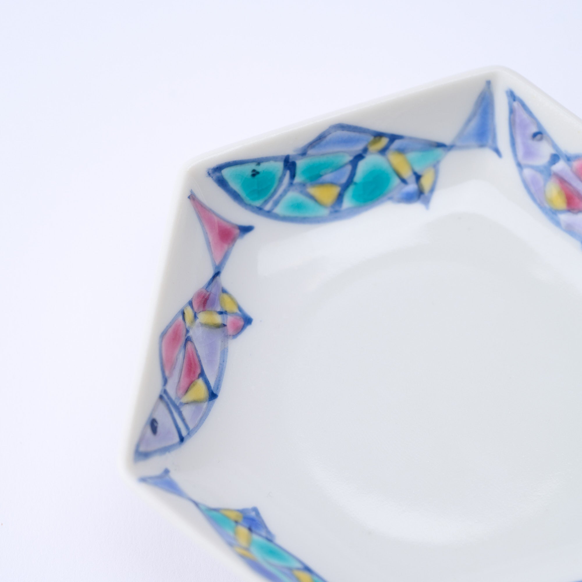 Colorful Hexagonal Sauce Plate