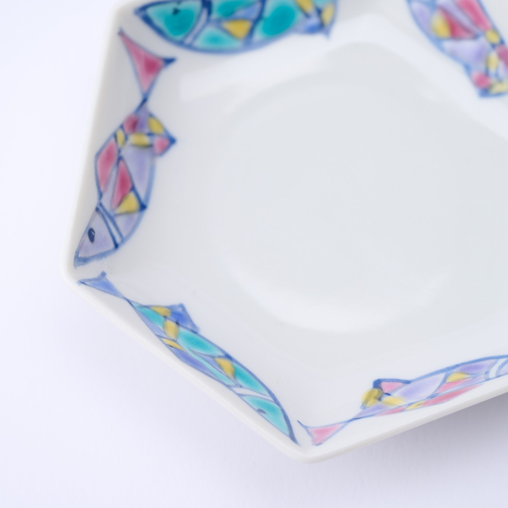 Colorful Hexagonal Sauce Plate