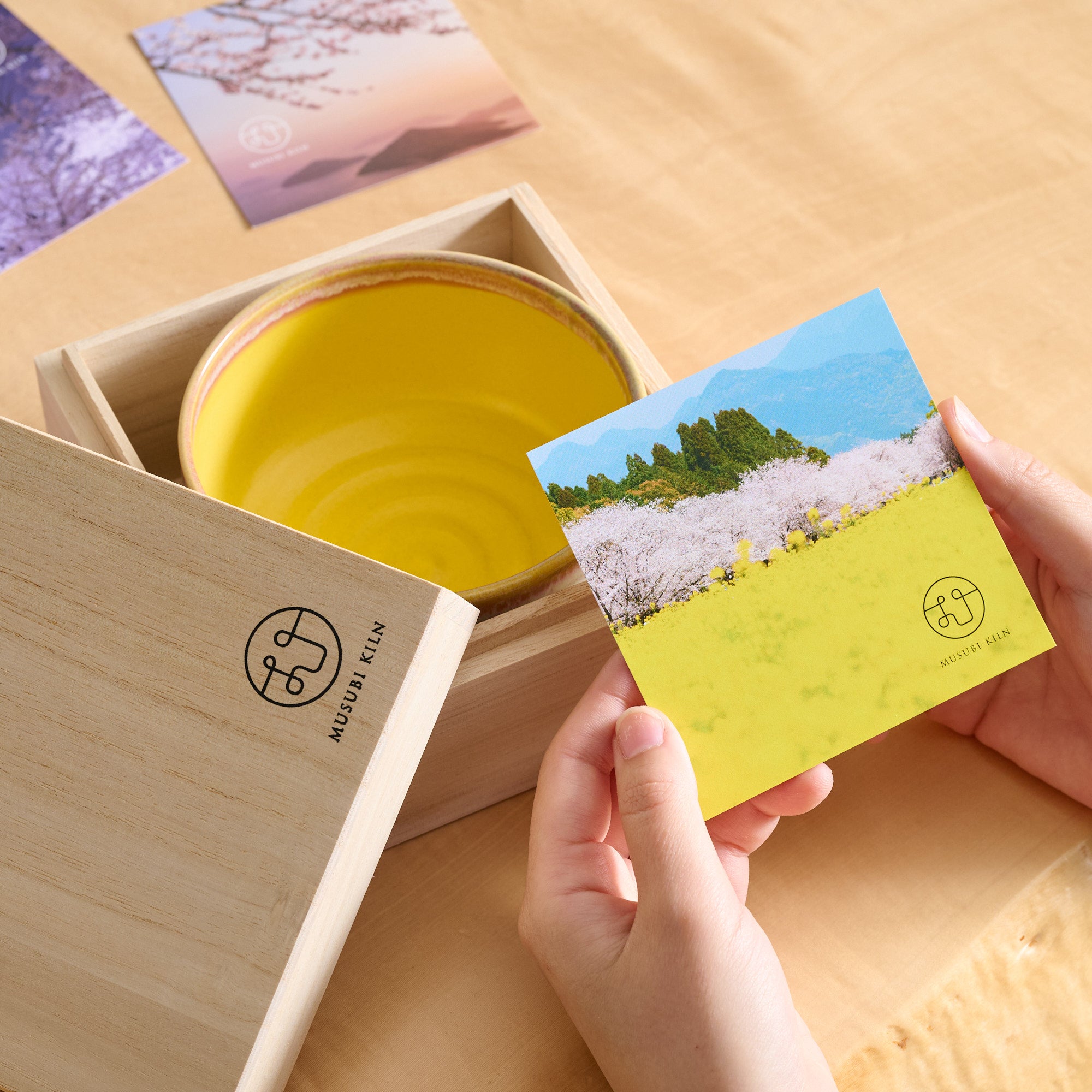 Blossom & Golden Yellow Matcha Bowl