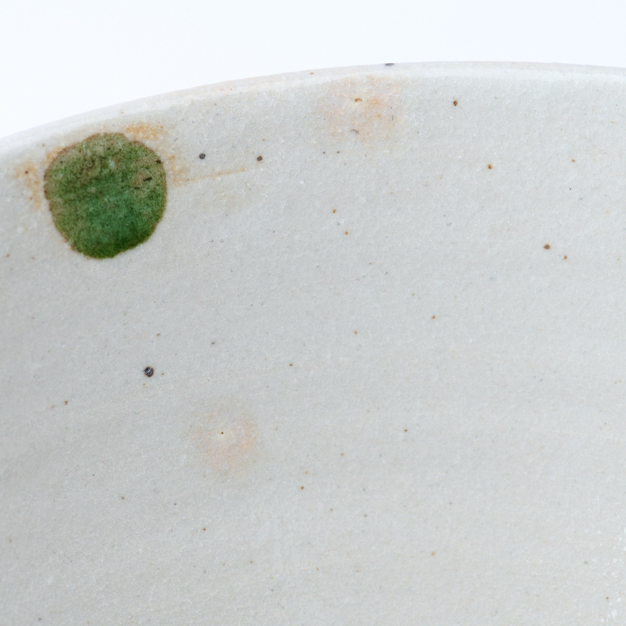 Green Polka Dots Pattern Ramen Bowl 7.7 in