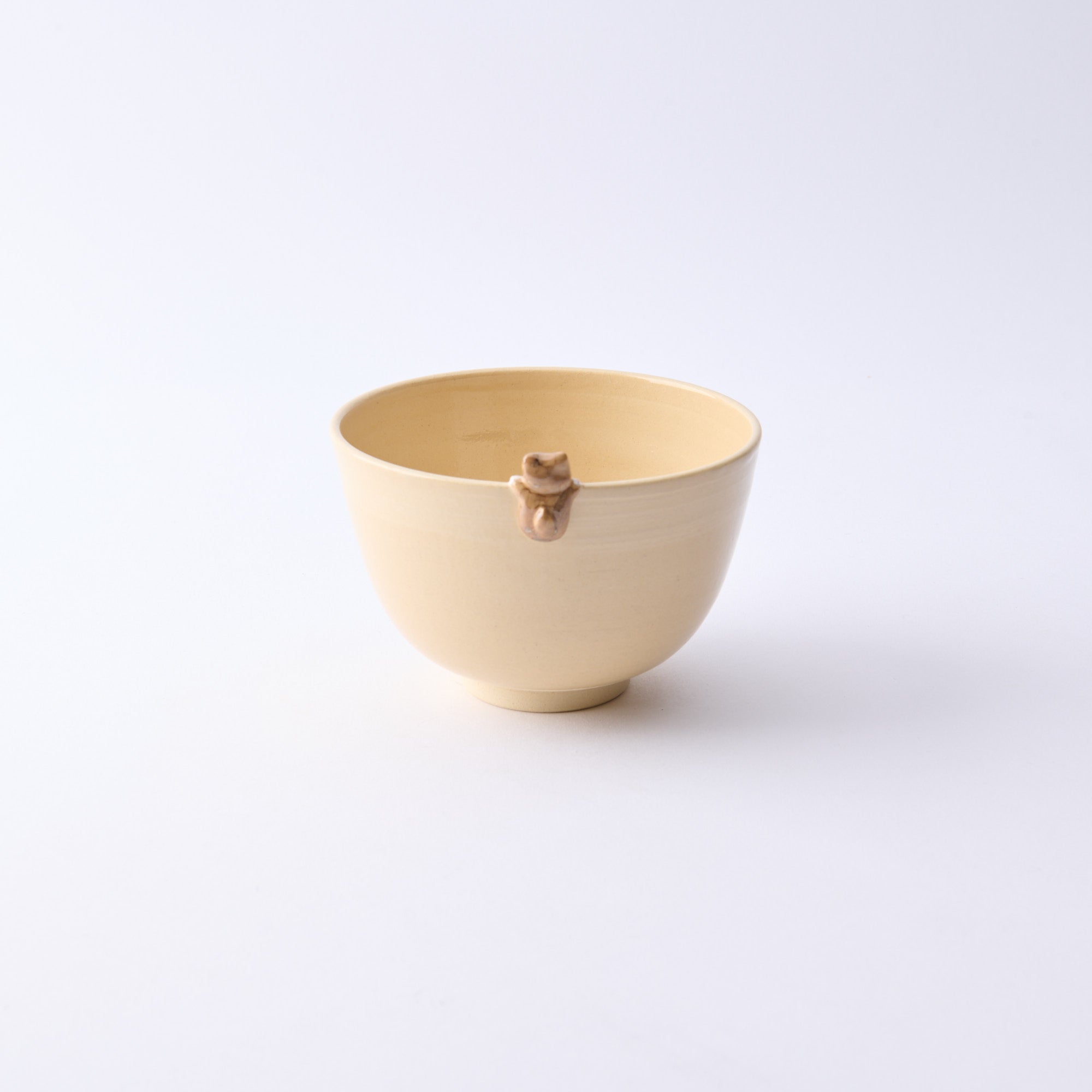 Mt. Fuji and Peeking Shiba Inu Matcha Bowl