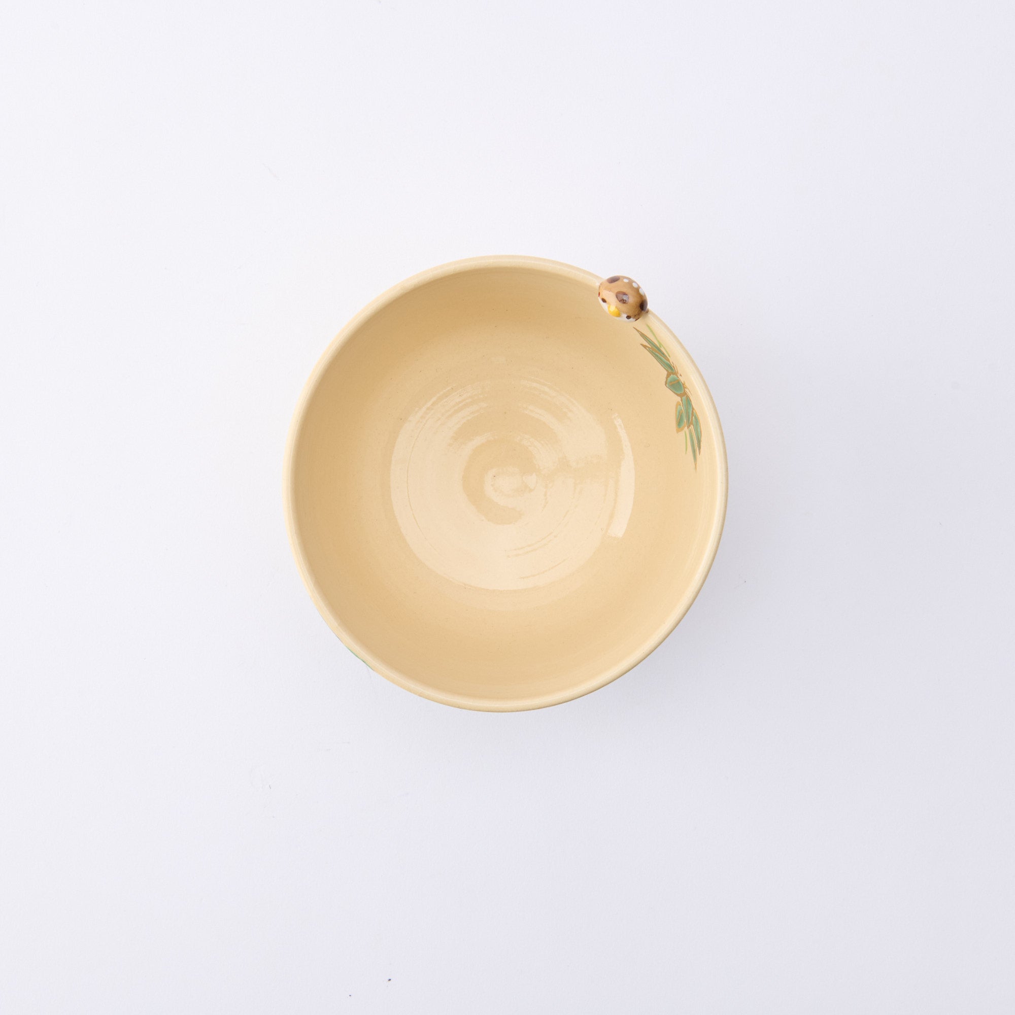 Bamboo and Peeking Sparrow Matcha Bowl