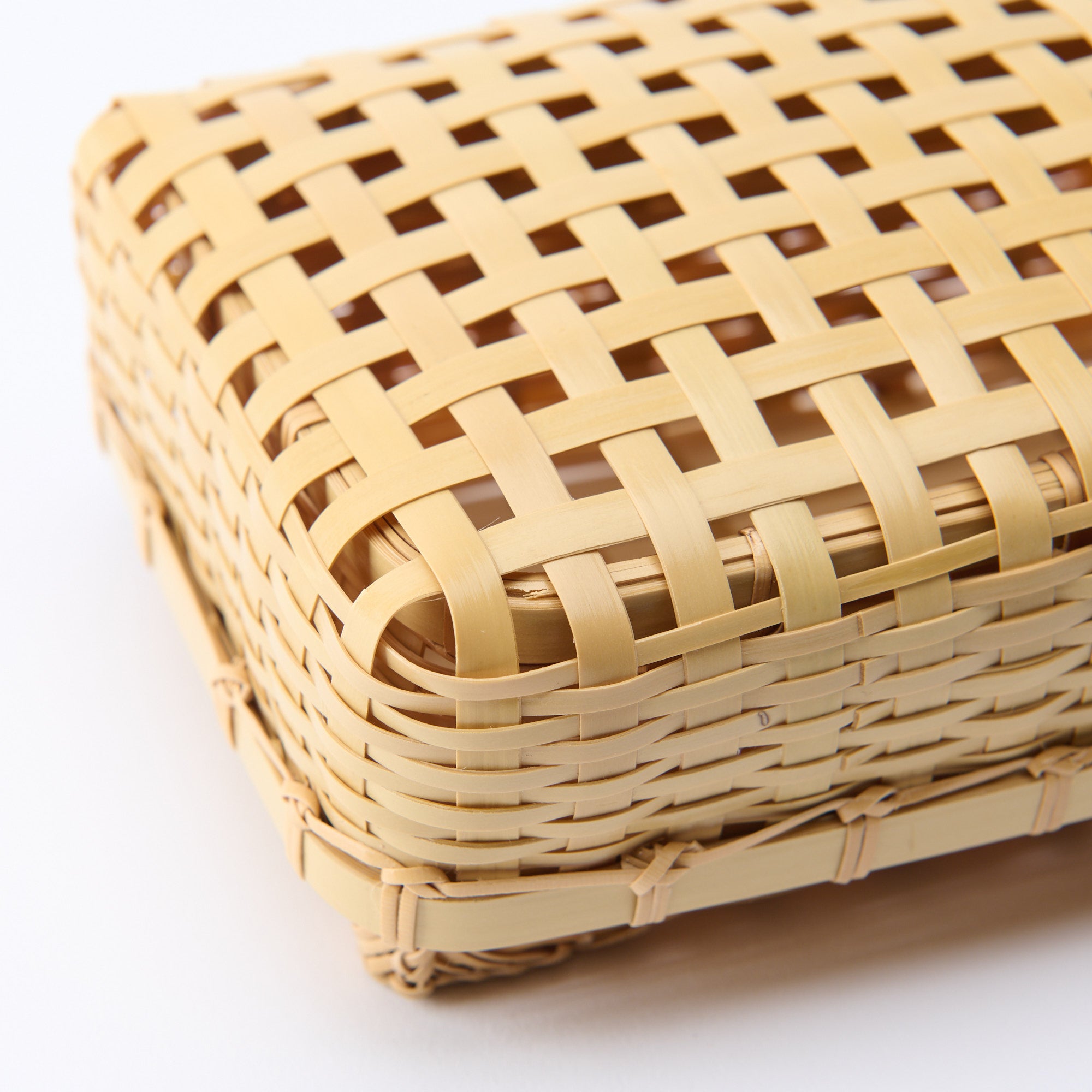 Yotsume Weave Bamboo Bento Box