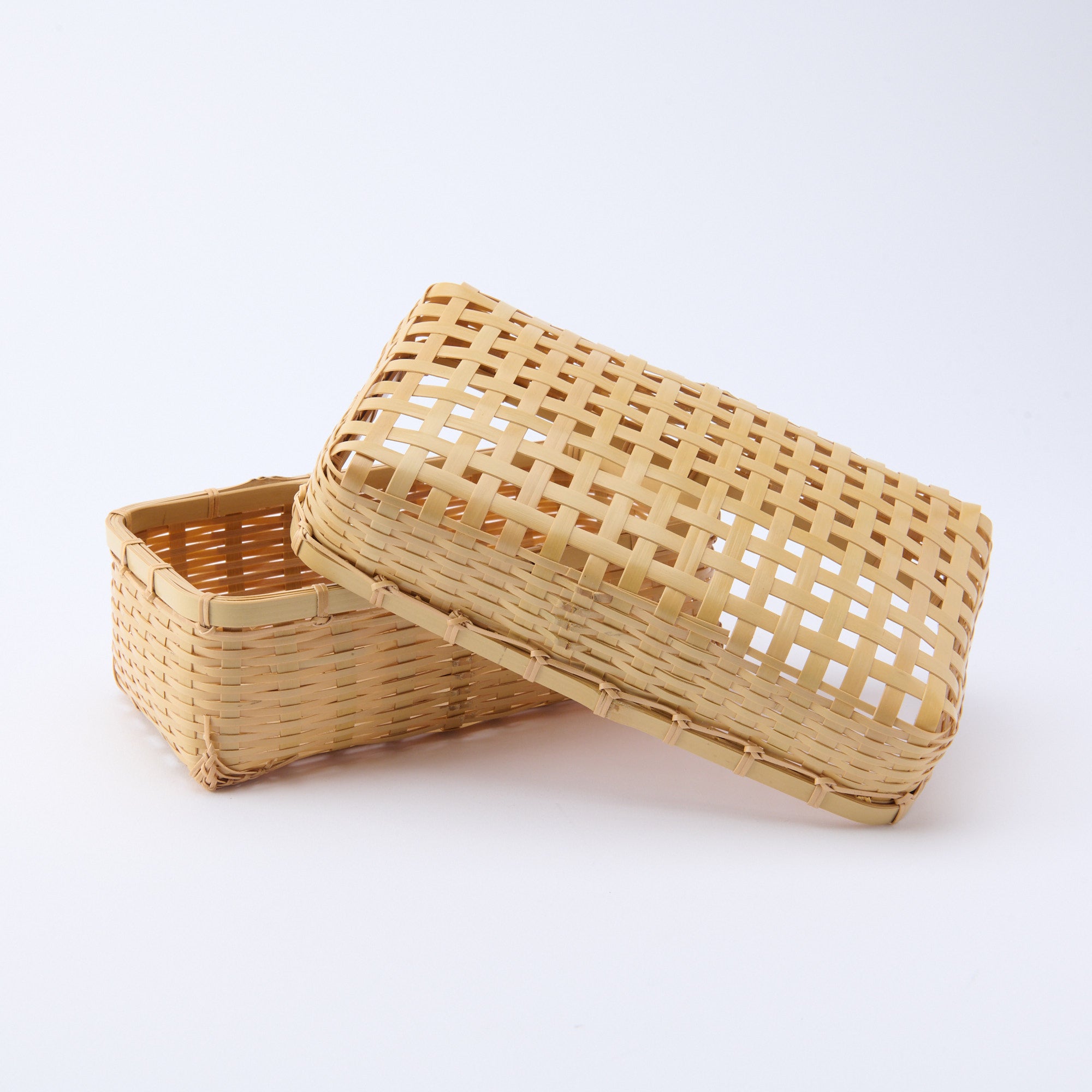 Yotsume Weave Bamboo Bento Box