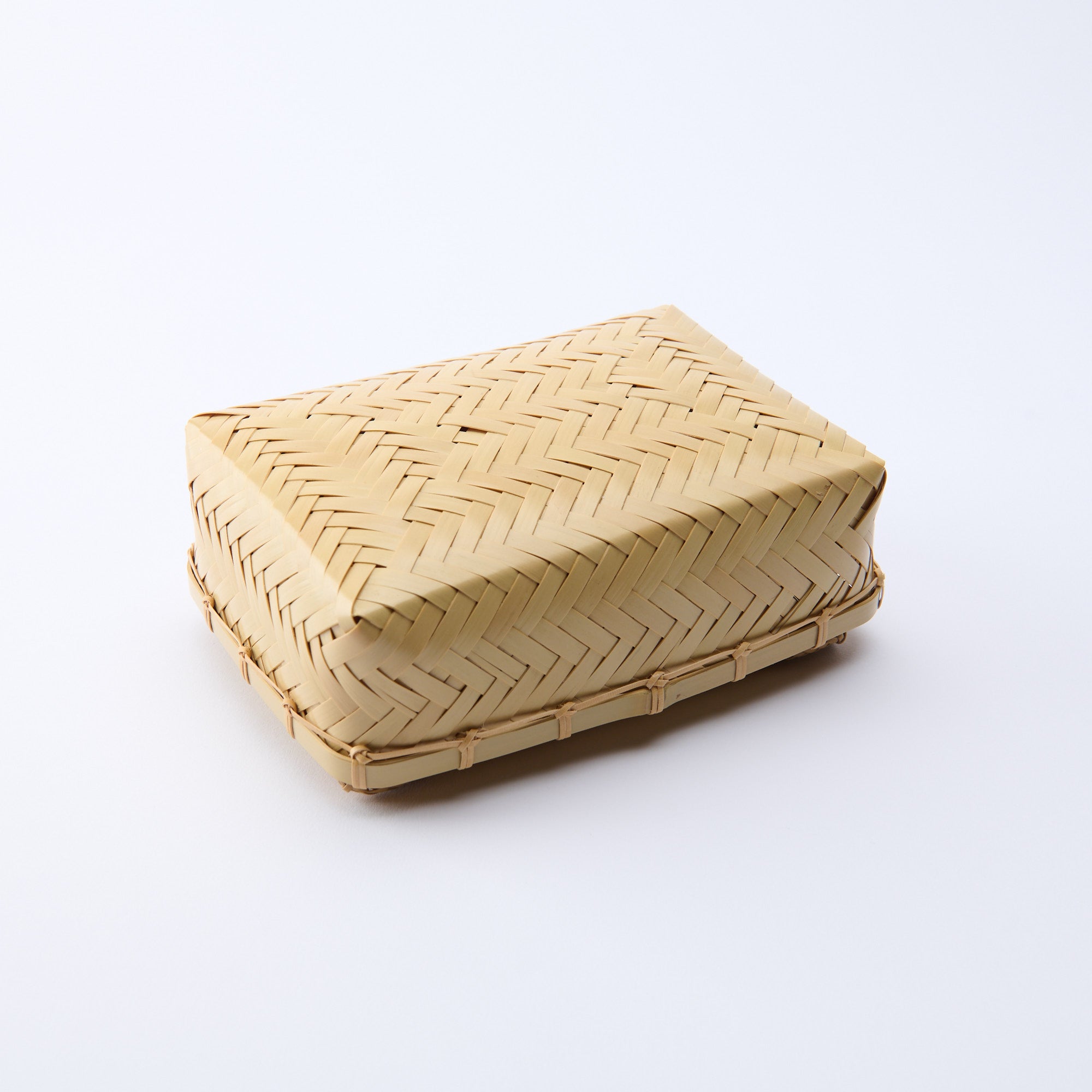 Ajiro Weave Bamboo Bento Box