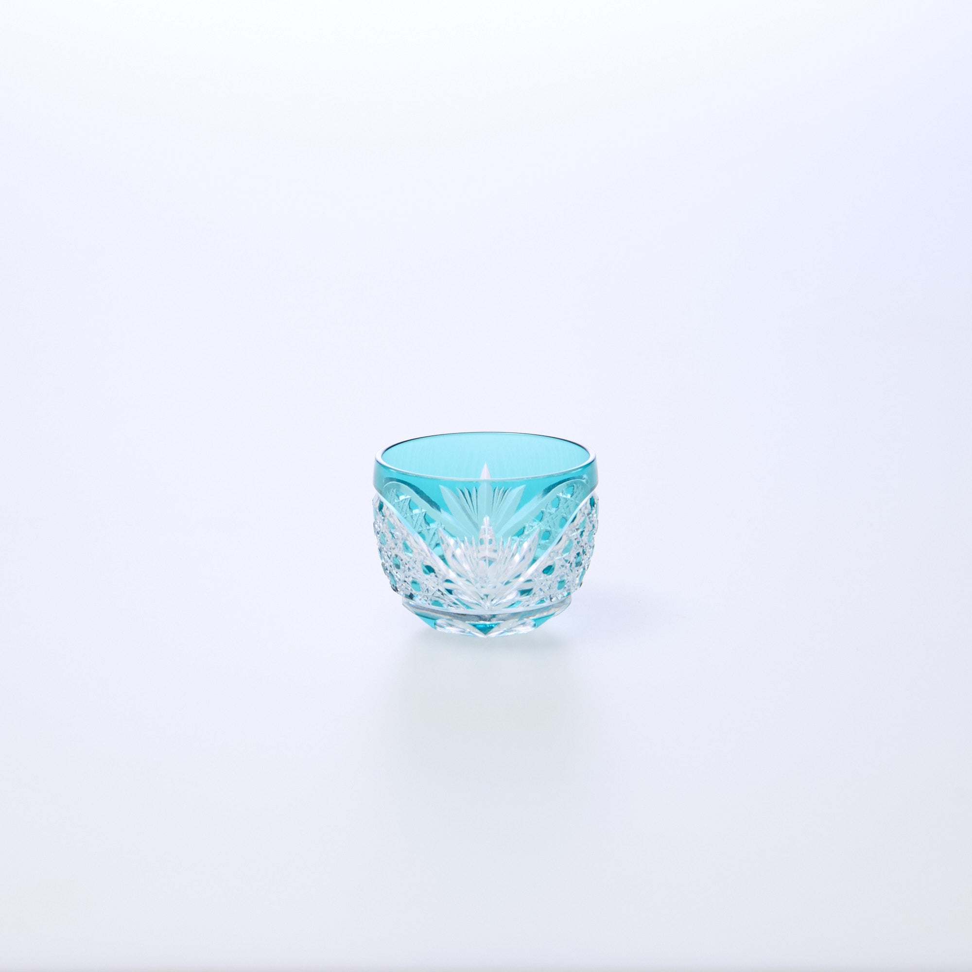 Emerald Crystal Guinomi Sake Cup