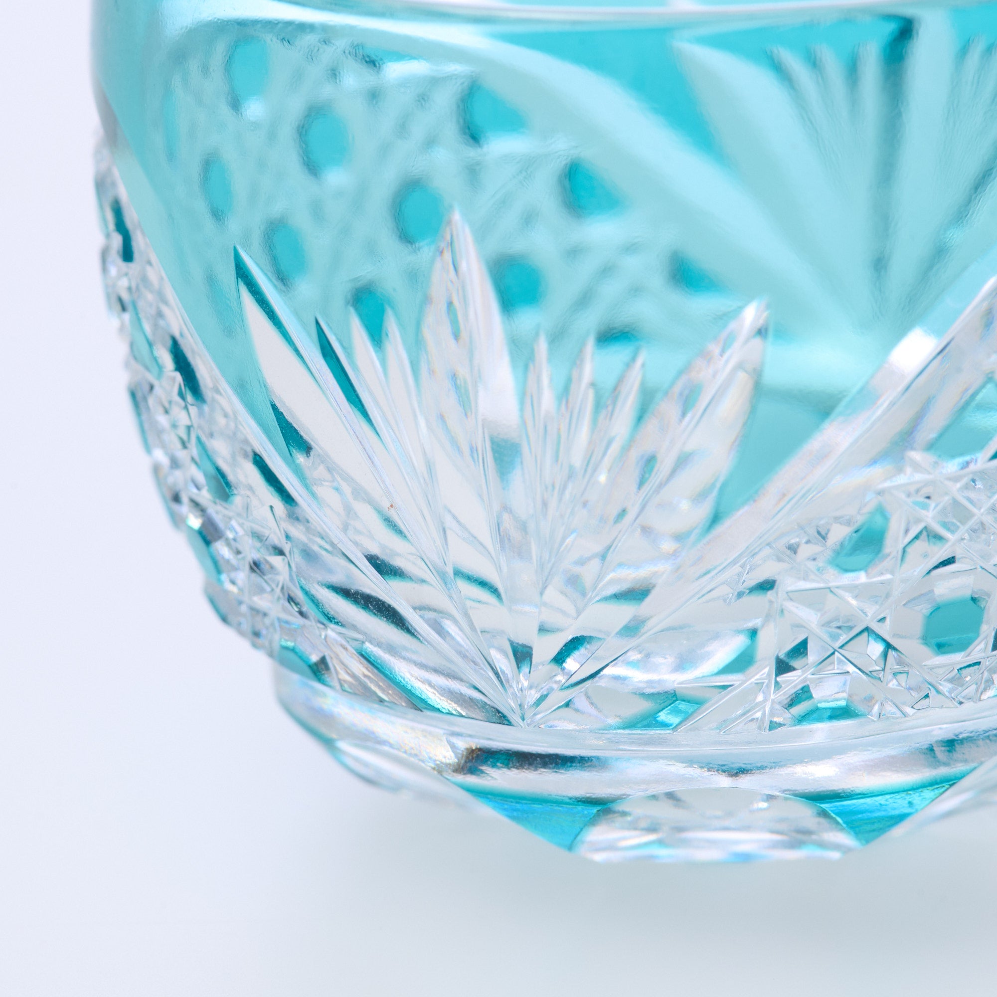 Emerald Crystal Guinomi Sake Cup