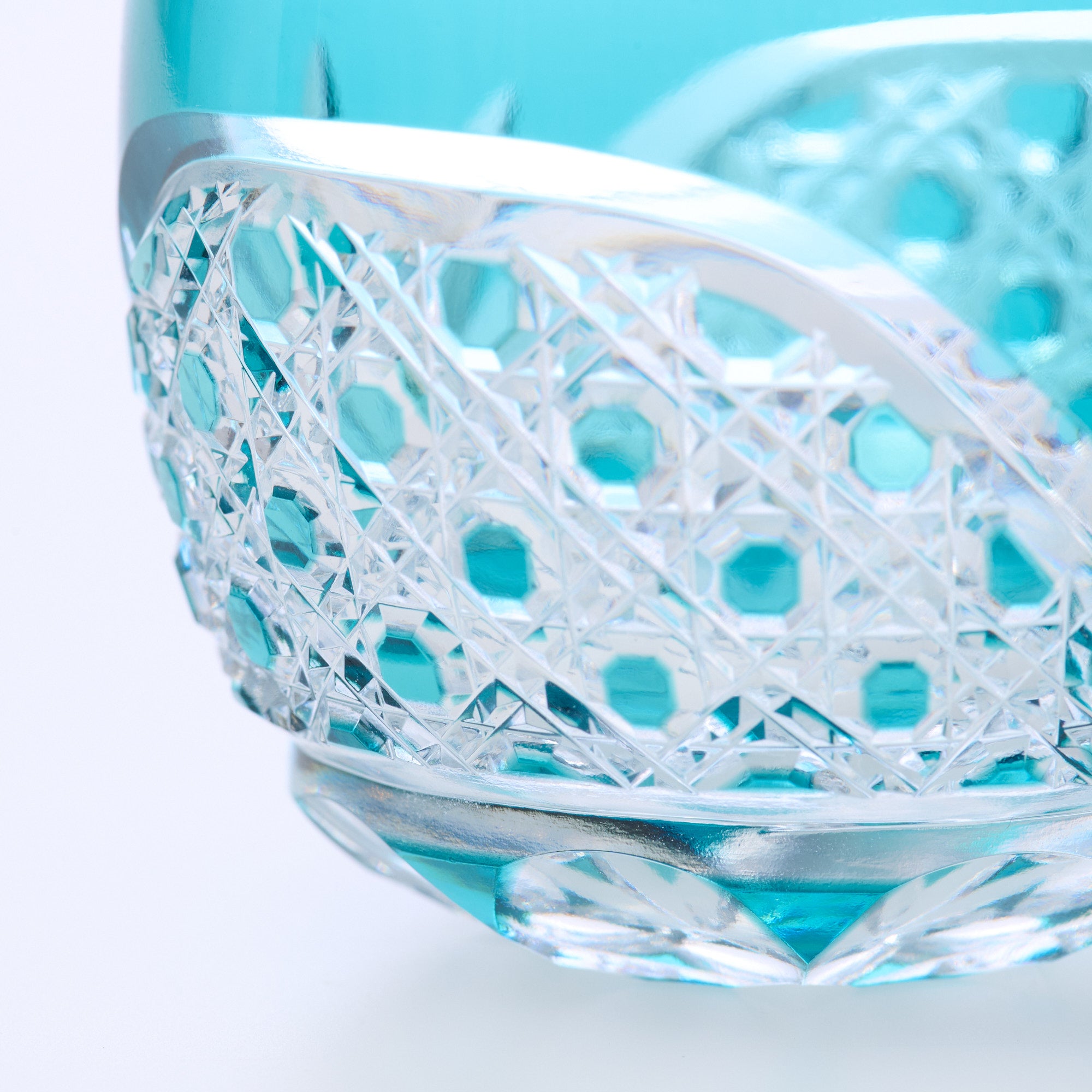 Emerald Crystal Guinomi Sake Cup