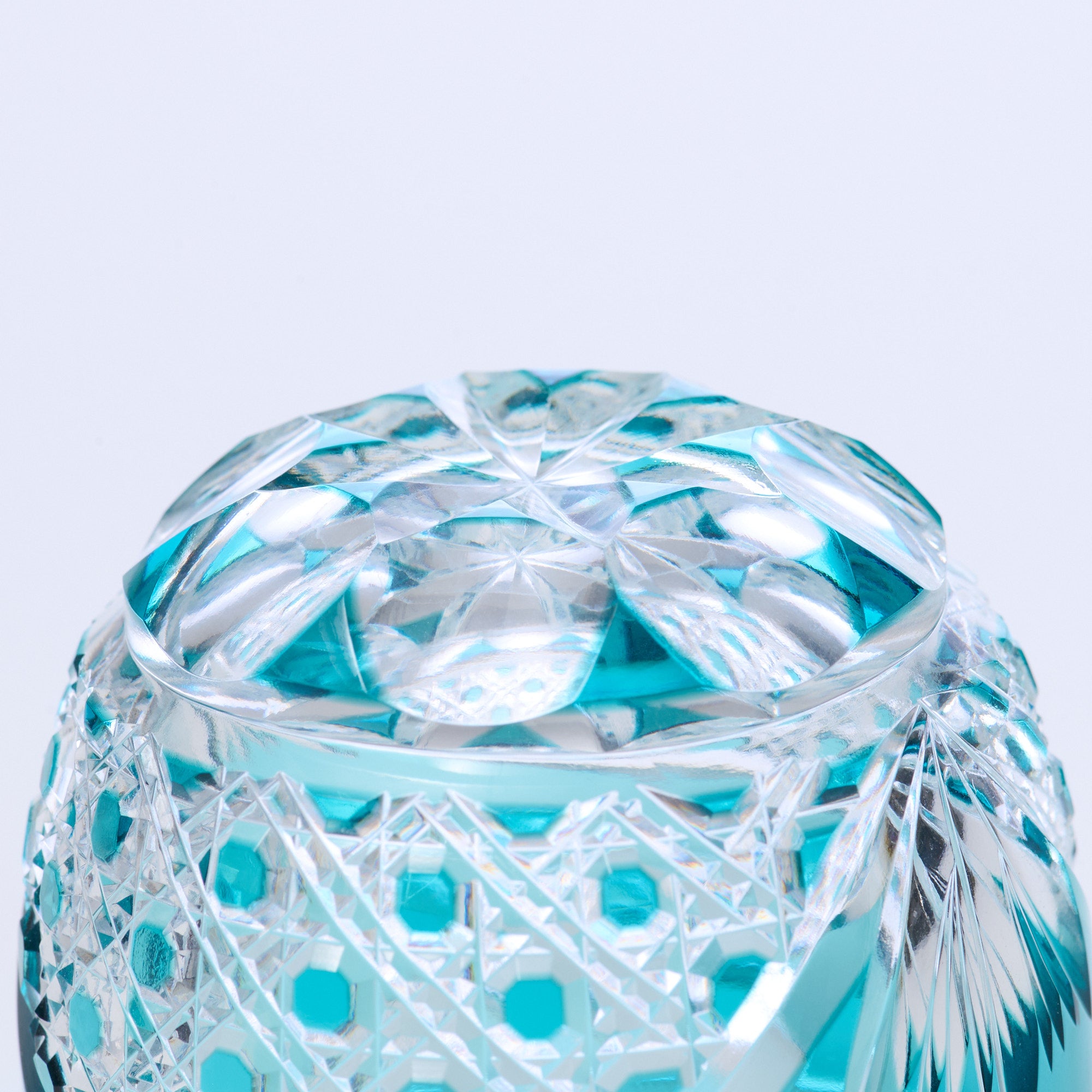 Emerald Crystal Guinomi Sake Cup