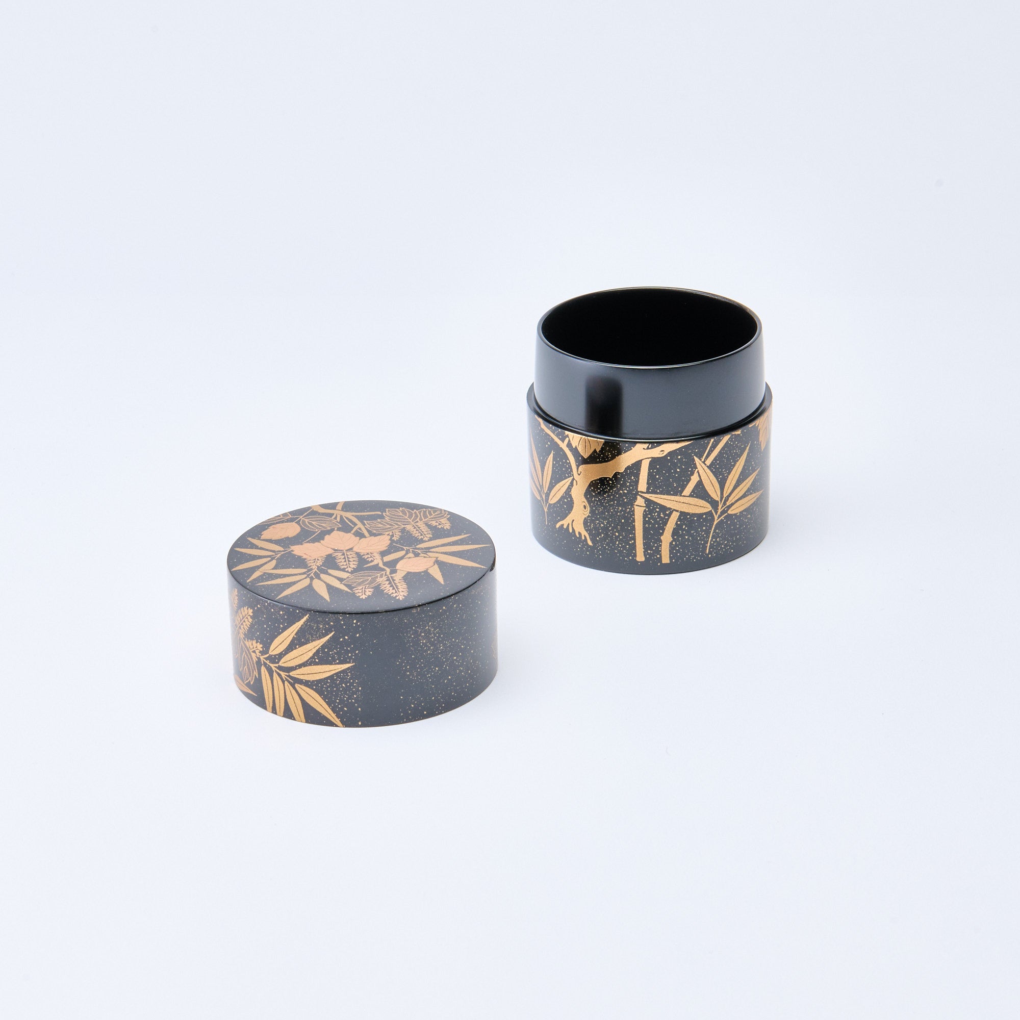 Golden Sasagiri Nakatsugi Matcha Container
