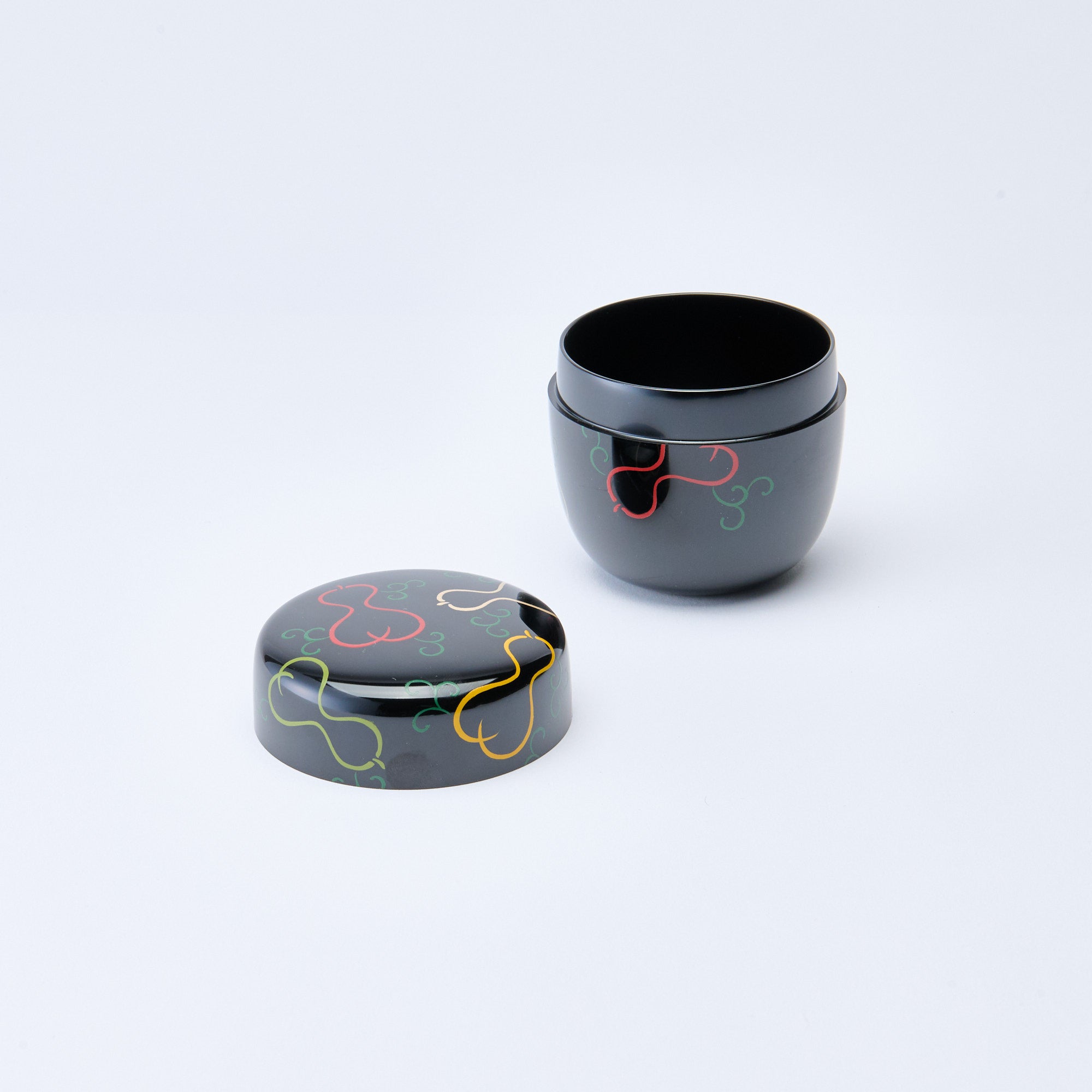 Colorful Six Gourds Natsume Matcha Container