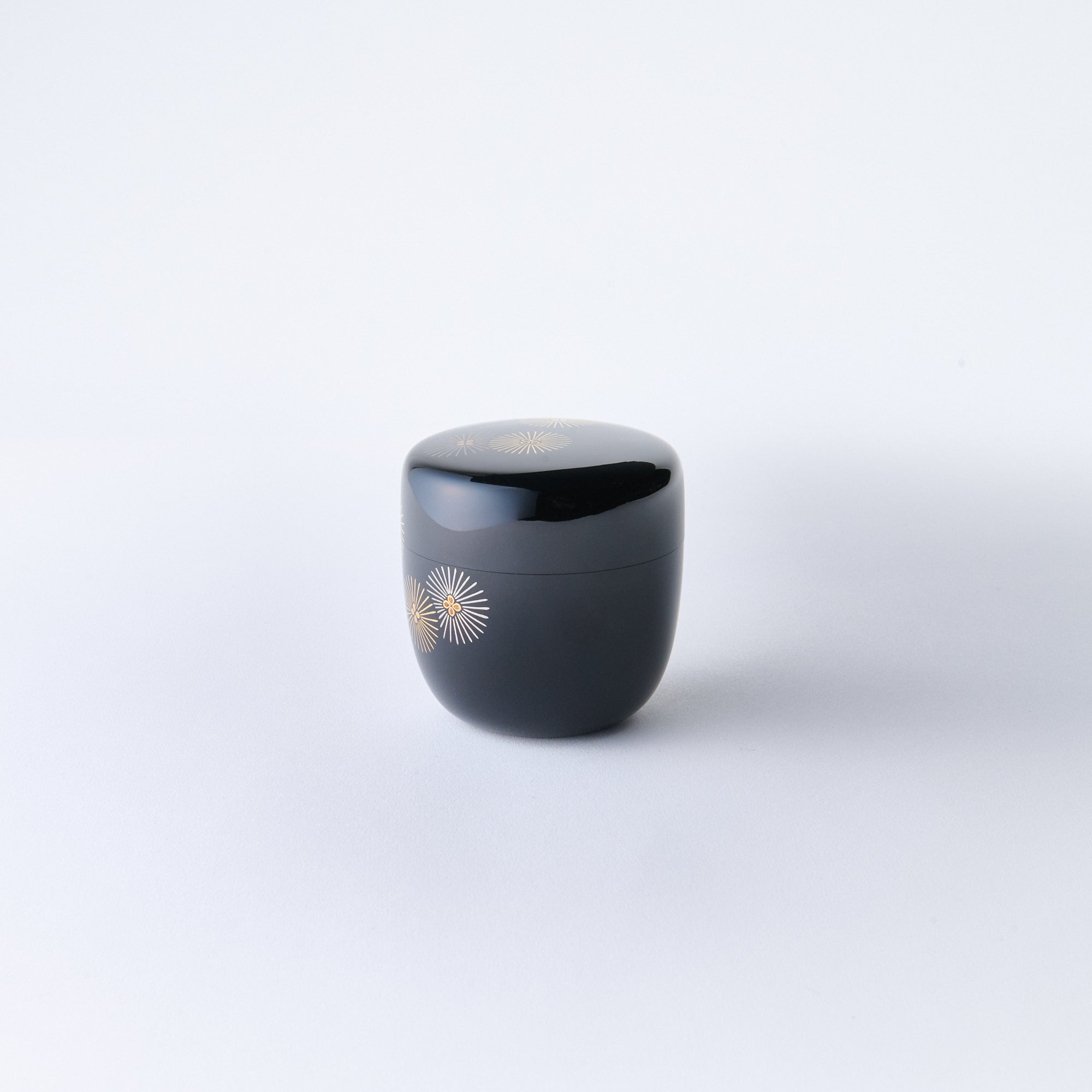Gold and Silver Larch Tree Natsume Matcha Container