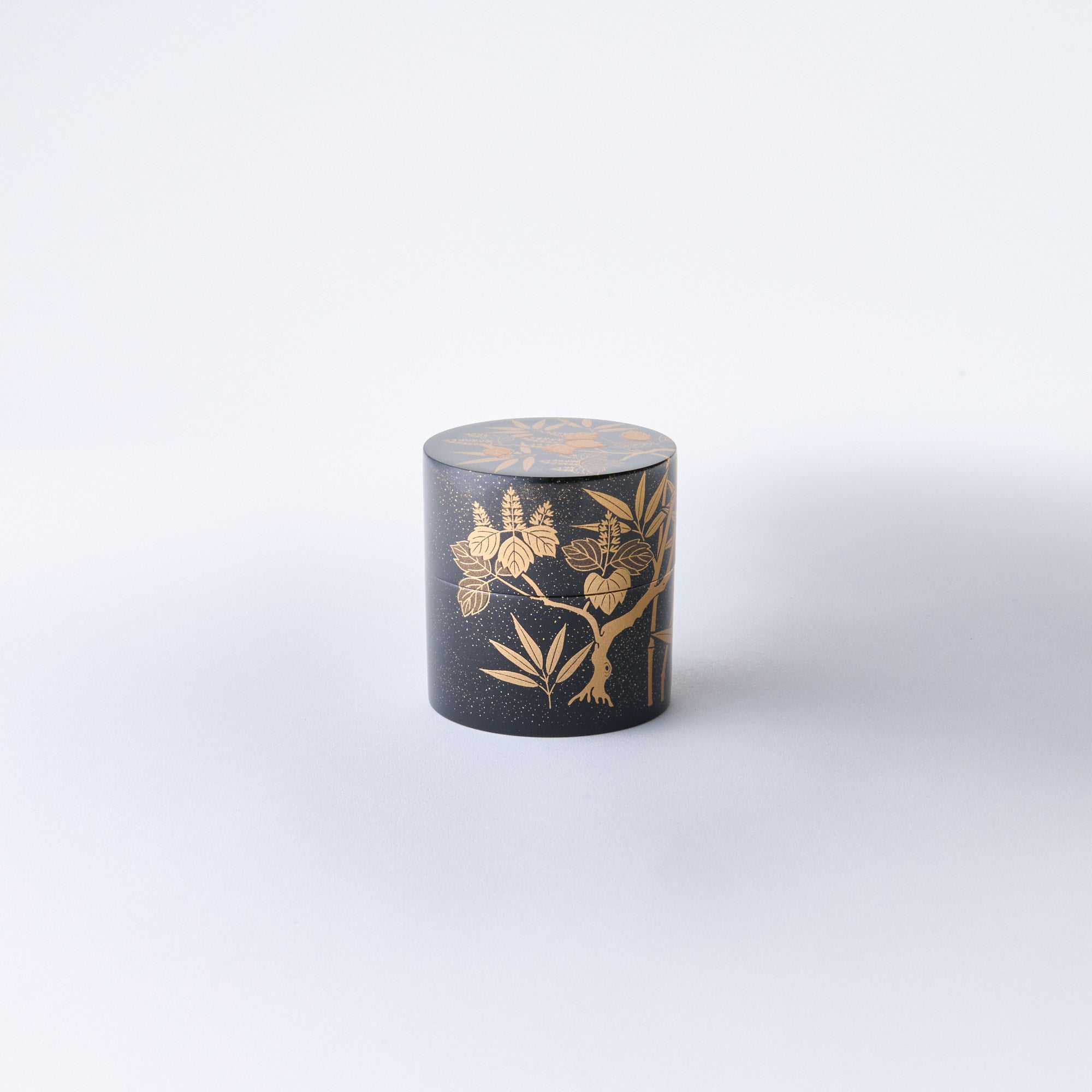 Golden Sasagiri Nakatsugi Matcha Container