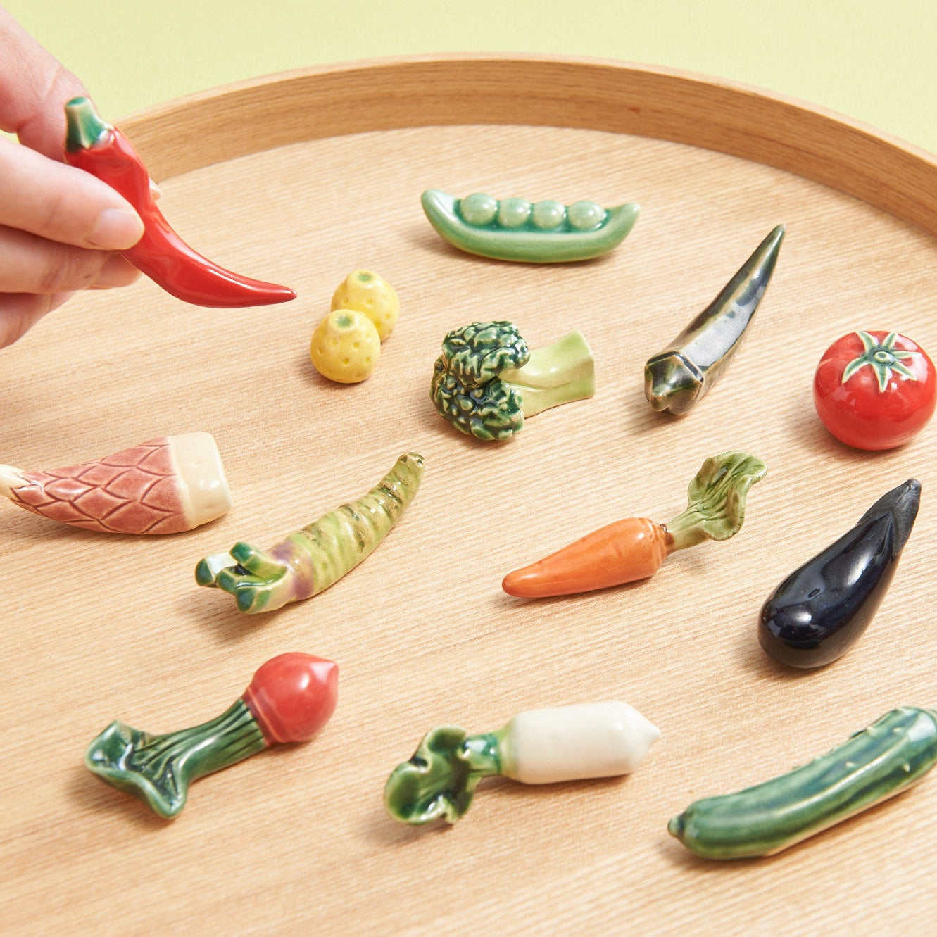 Reposapalillos serie vegetal