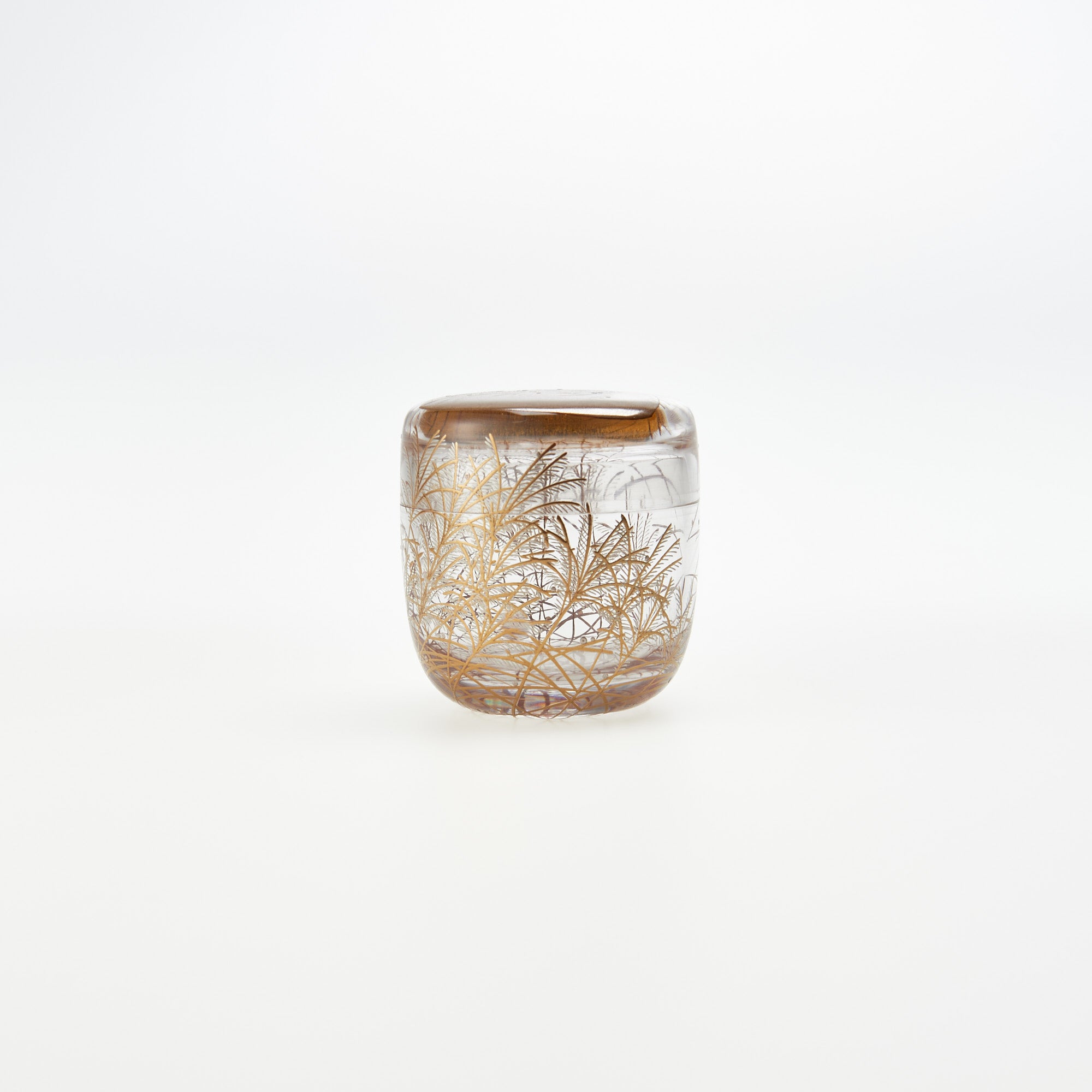 Silver Grass Under the Moon Natsume Matcha Container