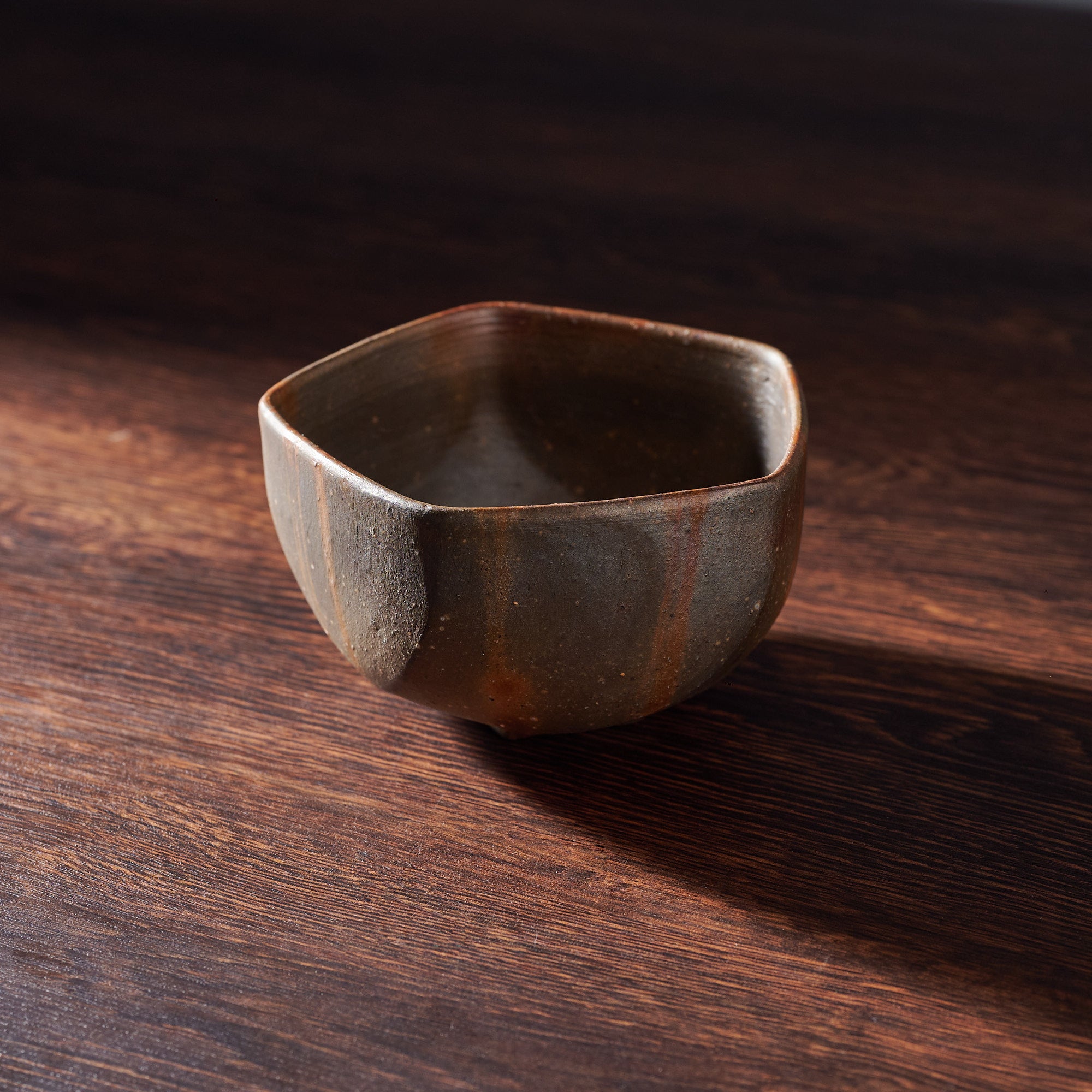 Shima Five-Sided Matcha Bowl