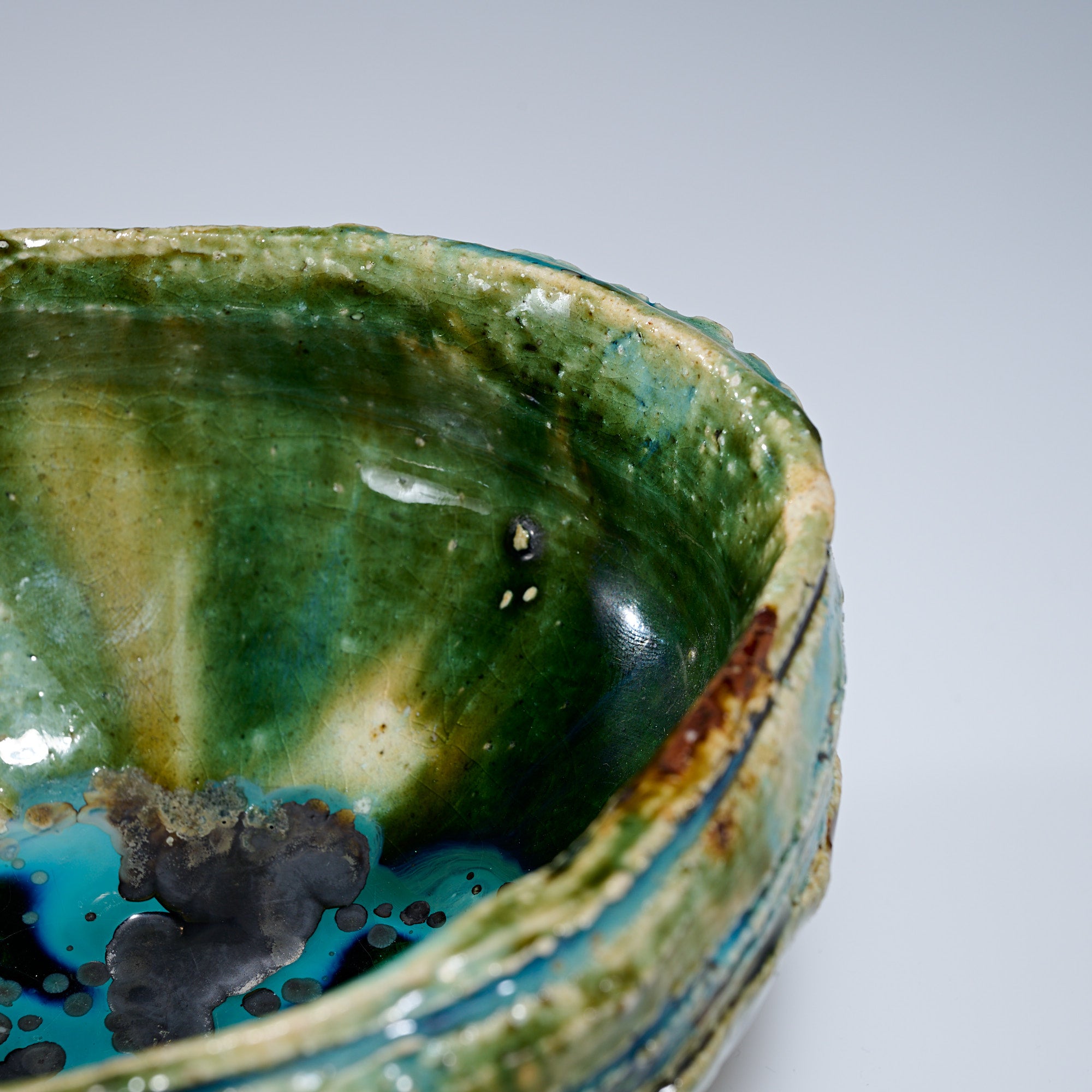 Oribe Asymmetrical Oval Matcha Bowl
