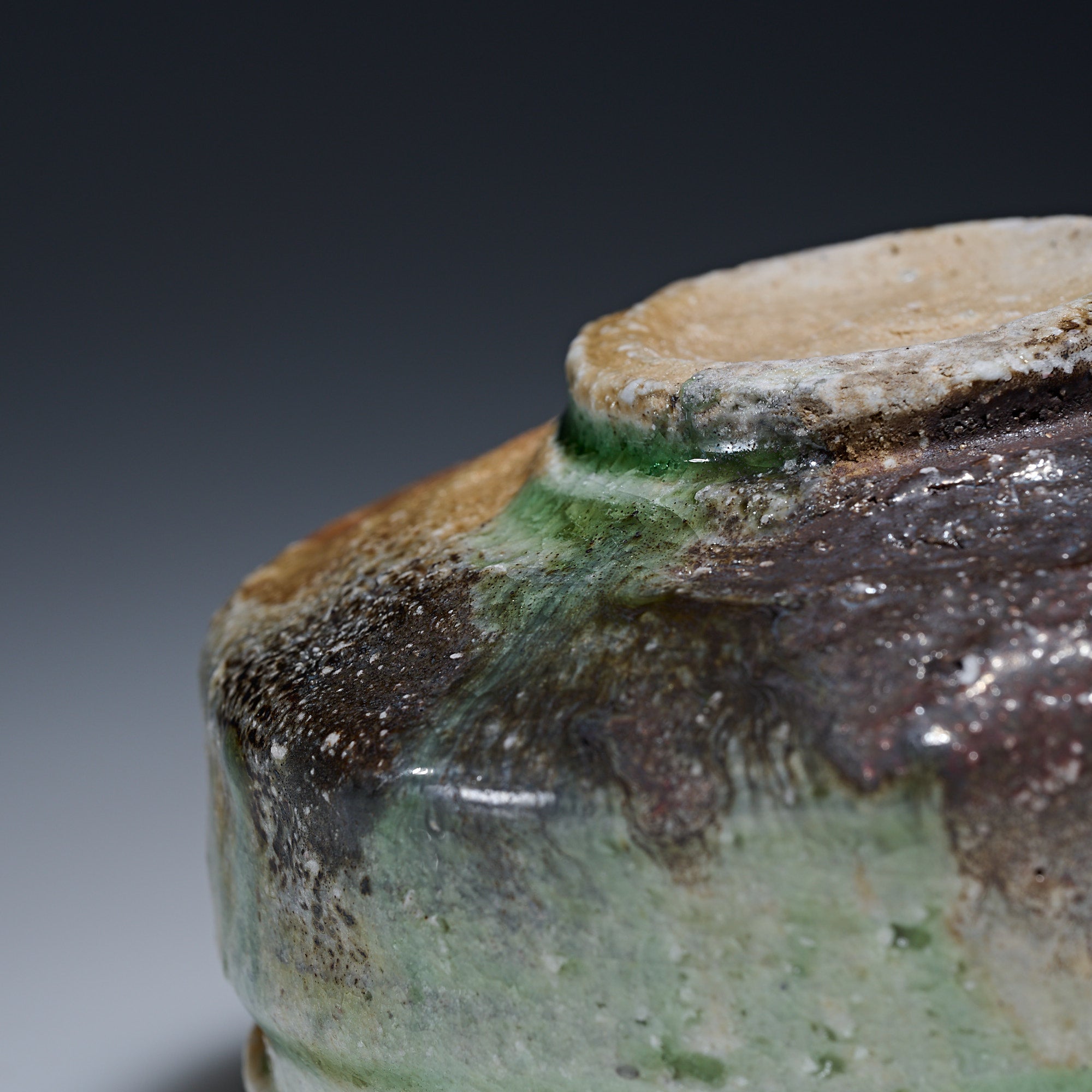 Iga Variegated Luster Matcha Bowl