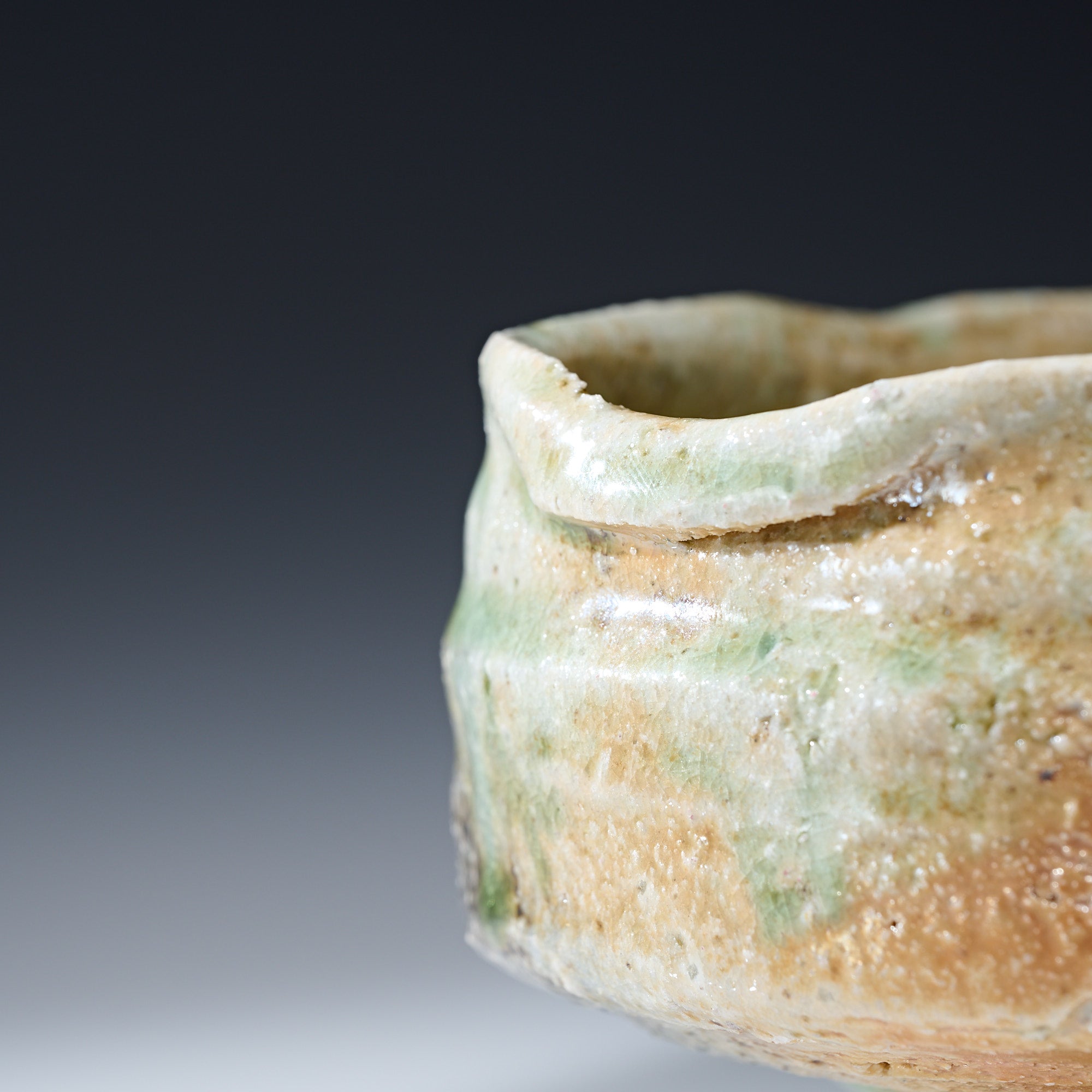 Iga Variegated Luster Matcha Bowl