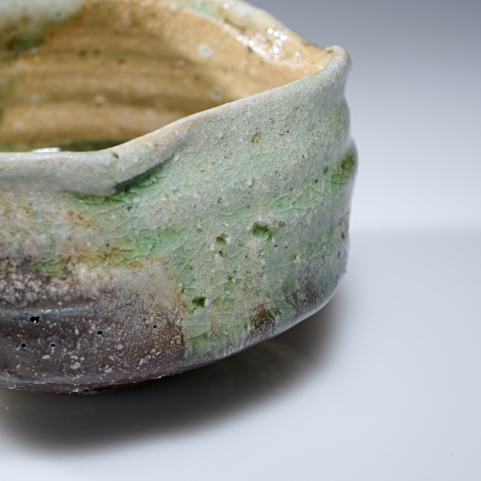 Iga Variegated Luster Matcha Bowl