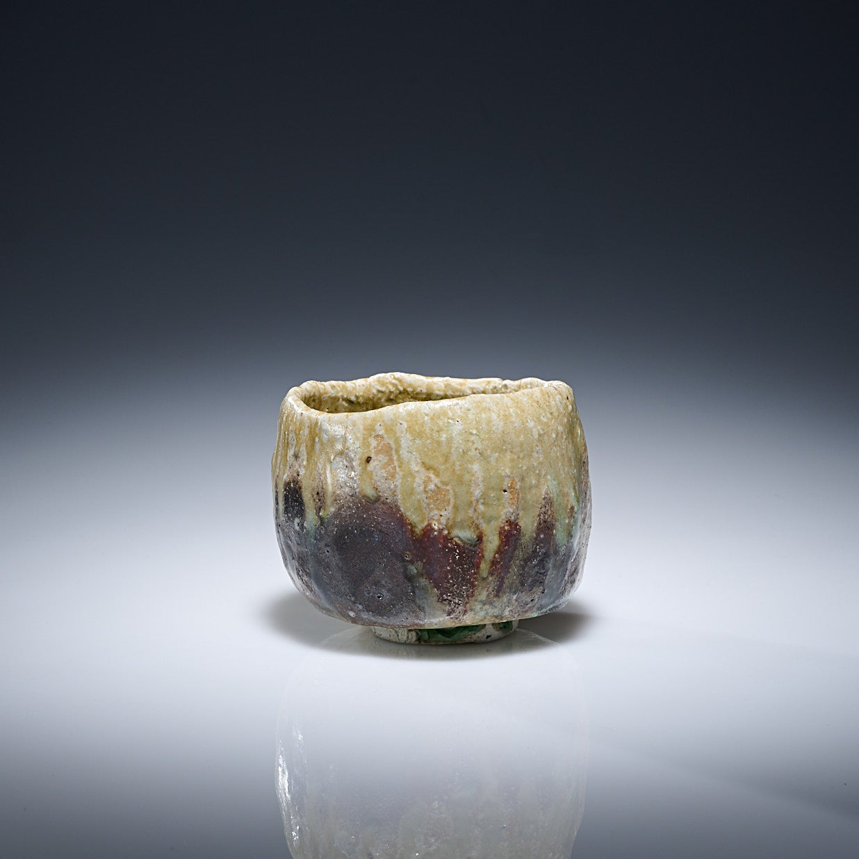 Iga Earthen Round Matcha Bowl