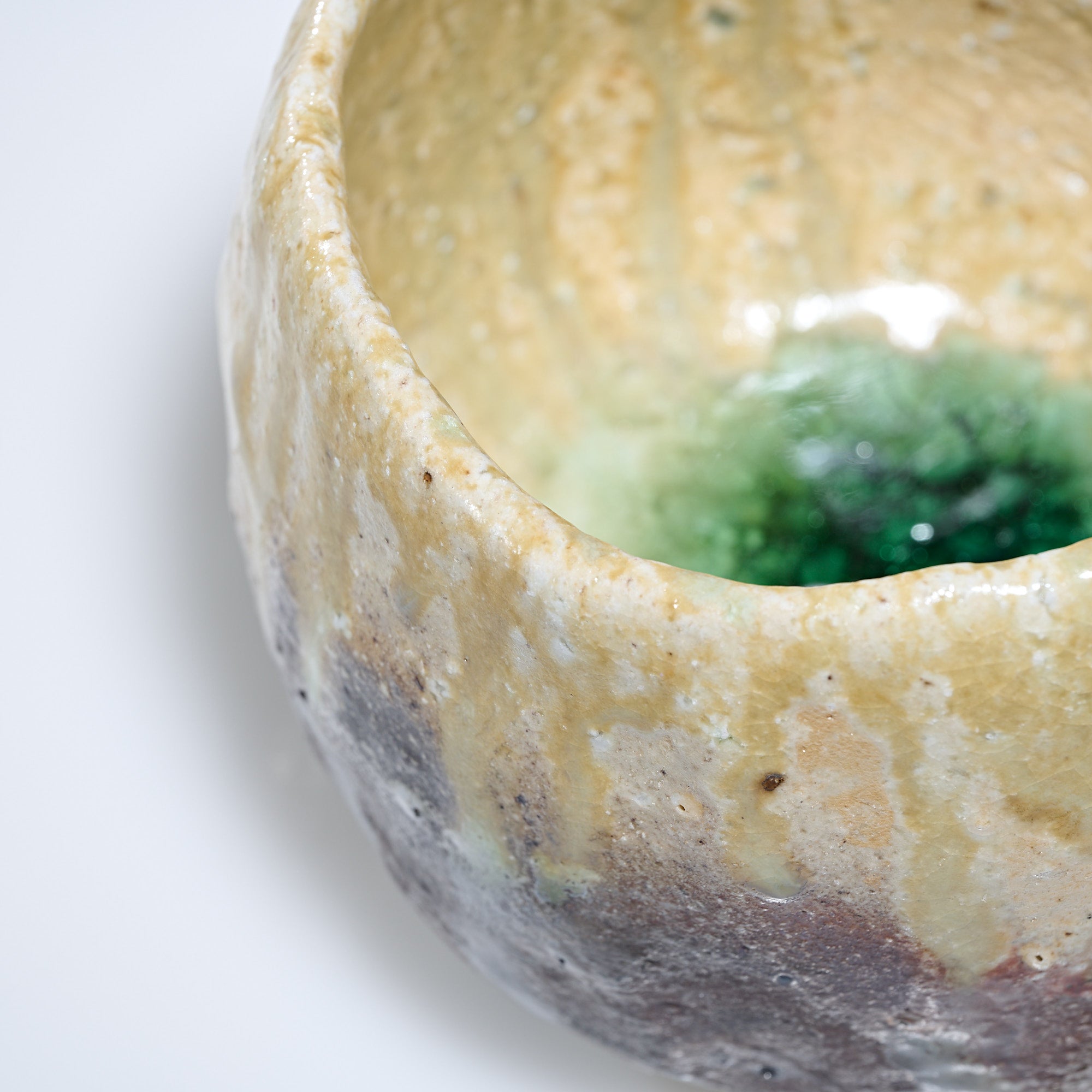 Iga Earthen Round Matcha Bowl