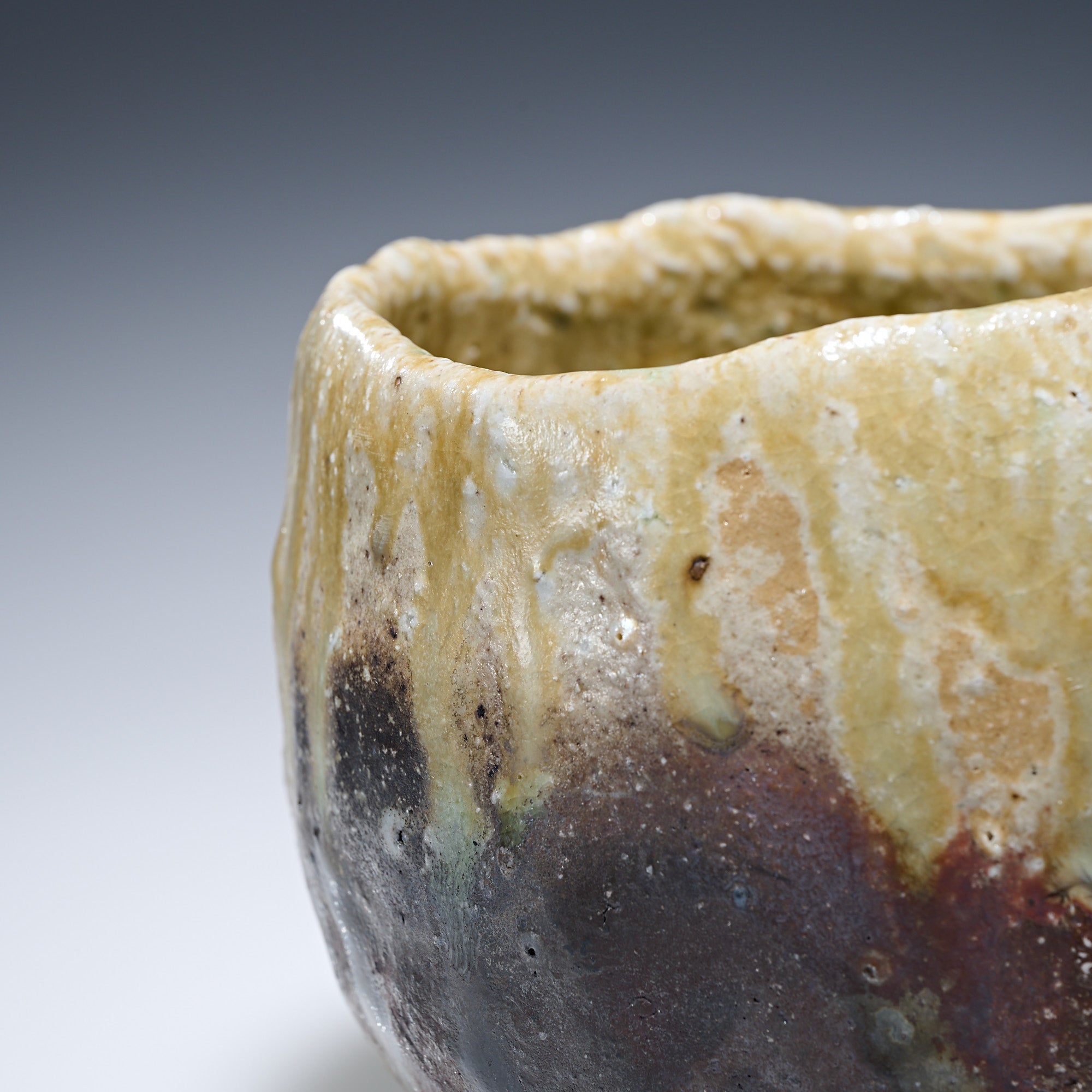 Iga Earthen Round Matcha Bowl