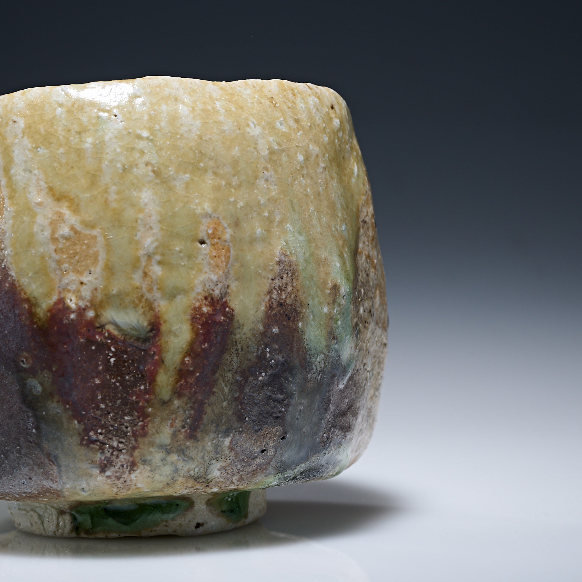 Iga Earthen Round Matcha Bowl
