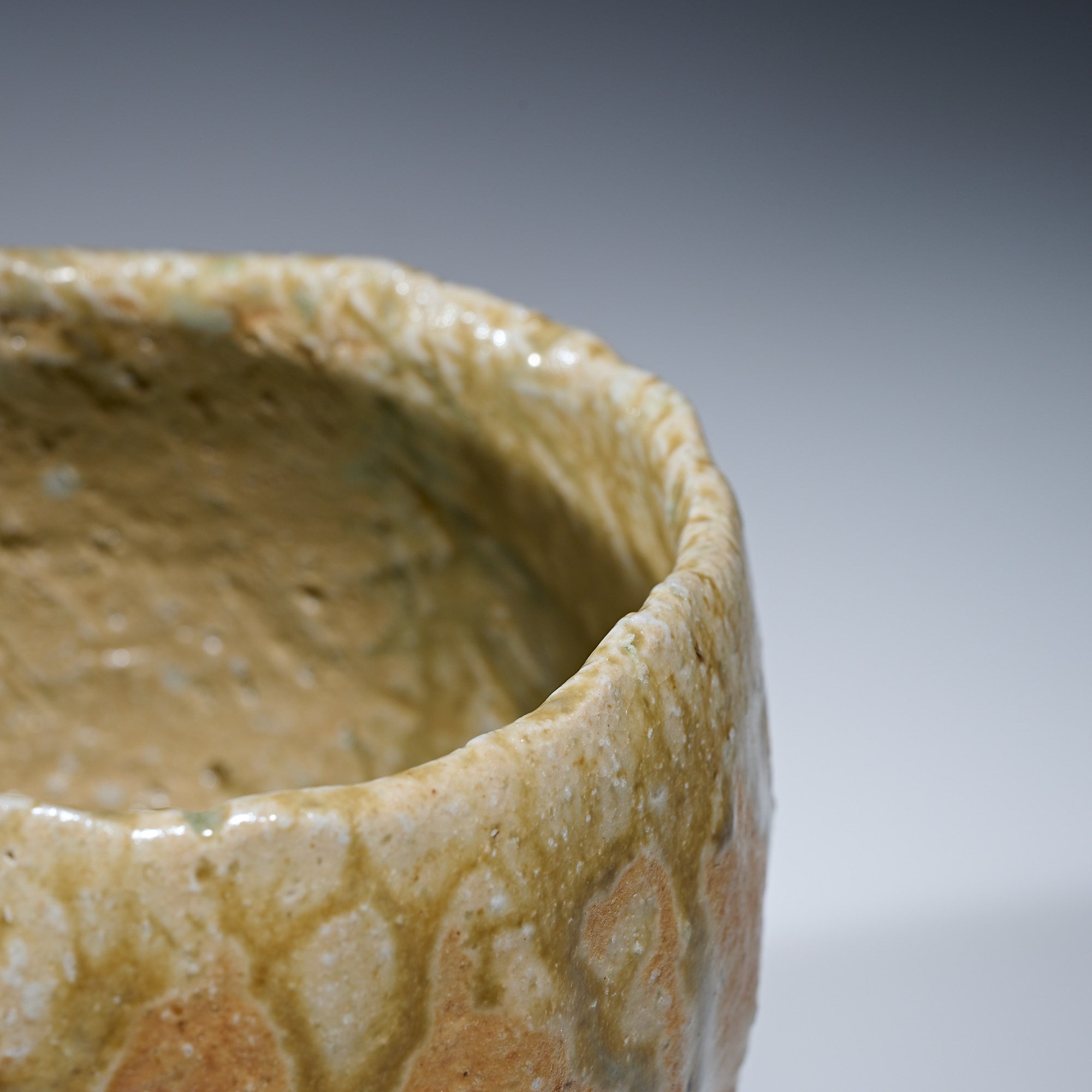 Iga Earthen Round Matcha Bowl