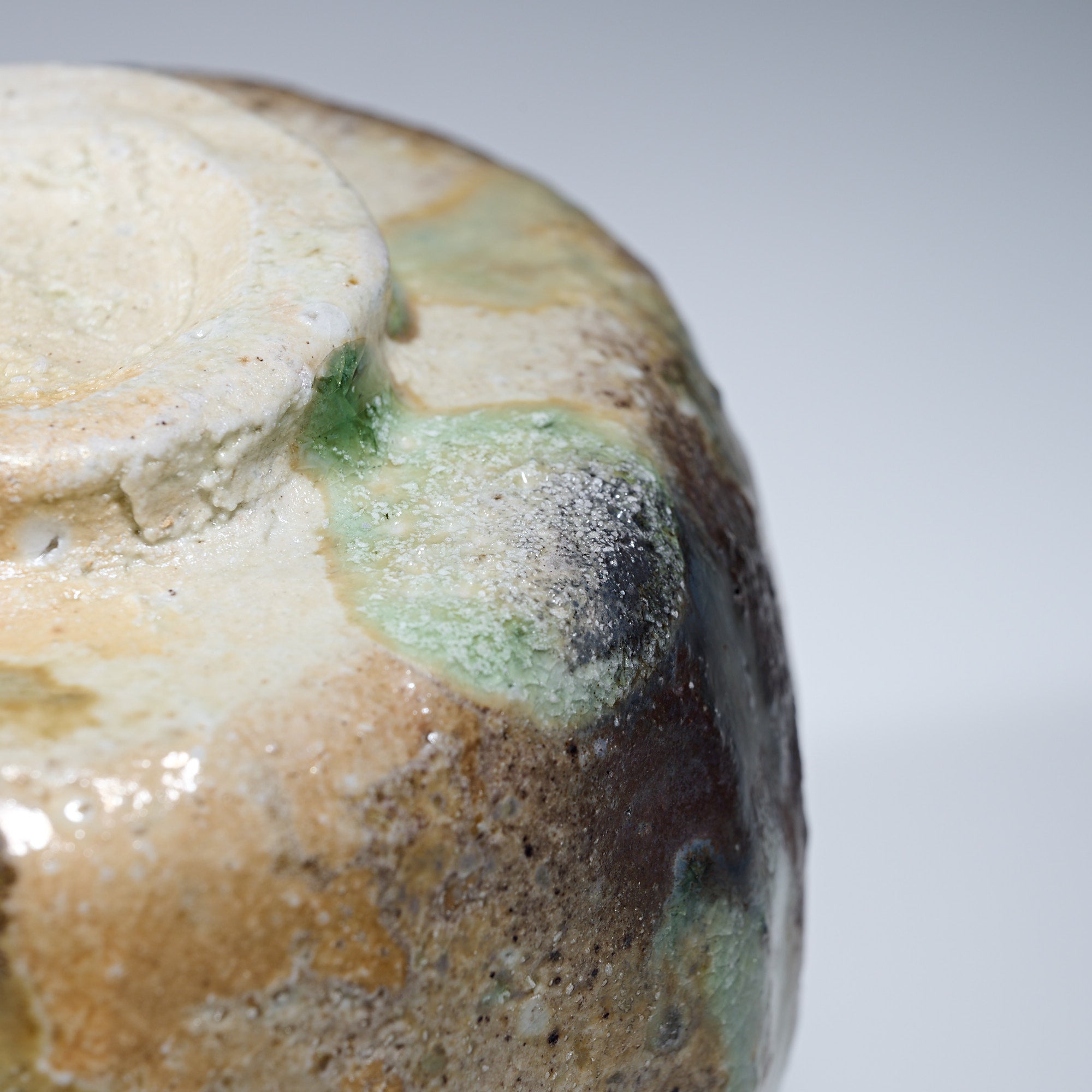 Iga Earthen Round Matcha Bowl