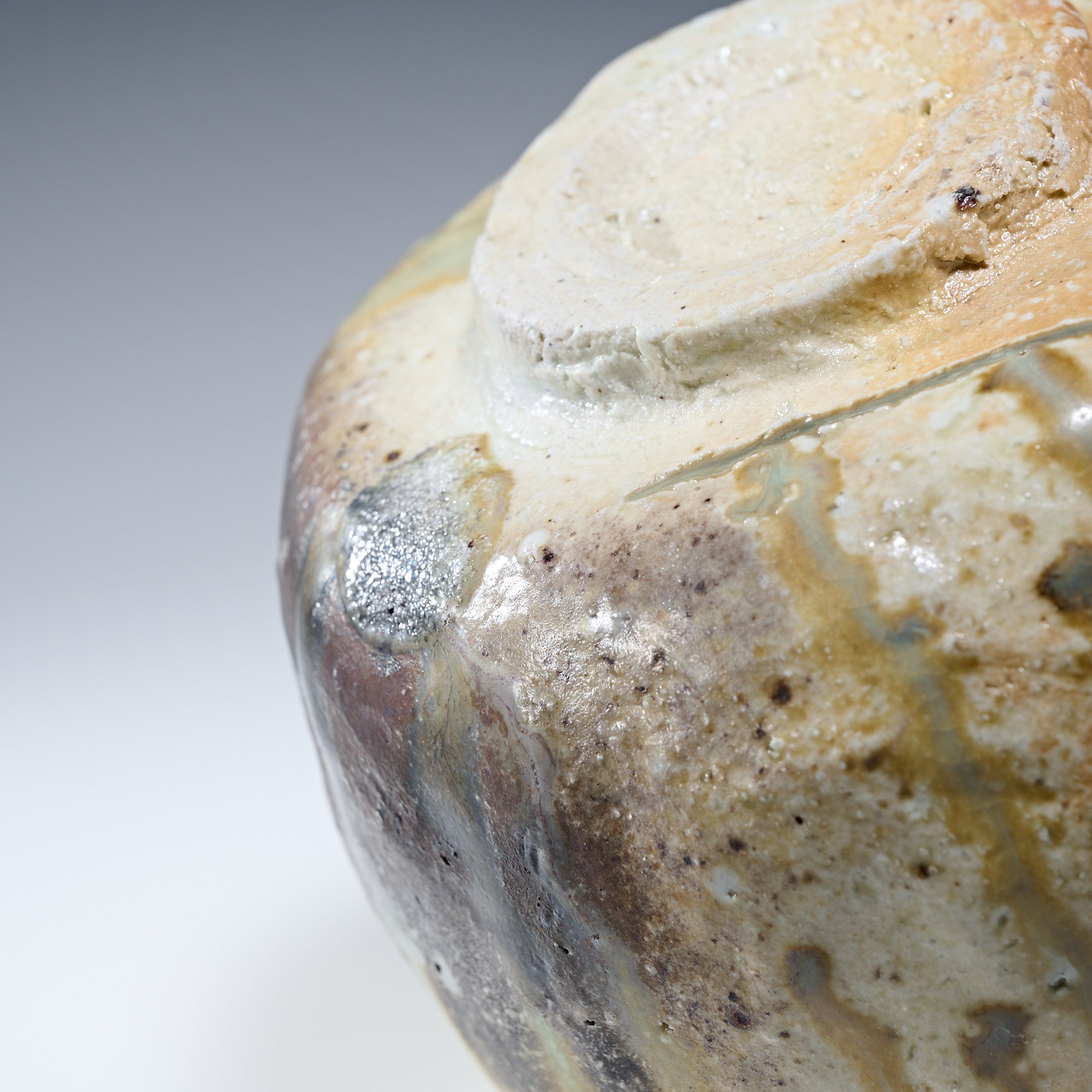 Iga Earthen Round Matcha Bowl
