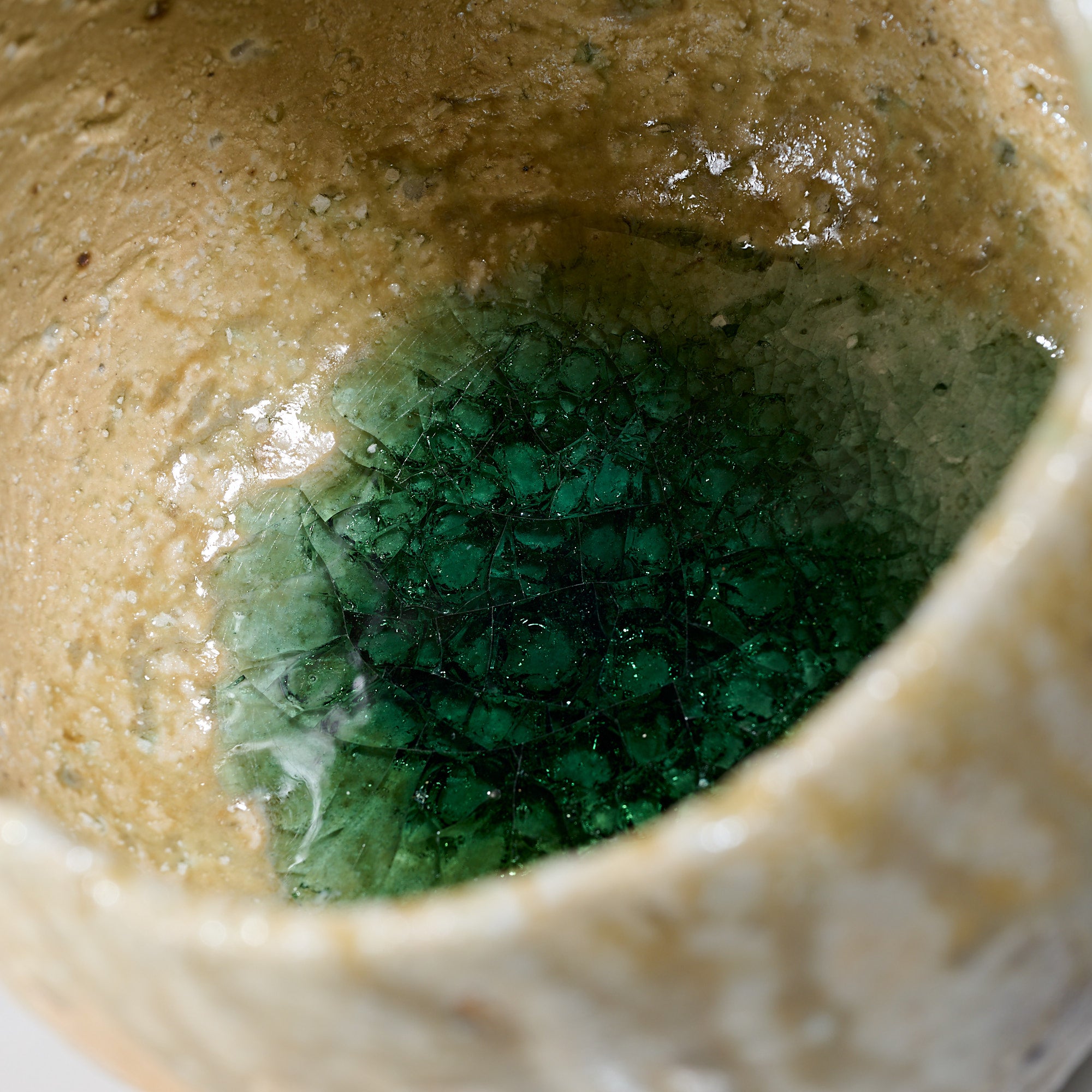Iga Earthen Round Matcha Bowl