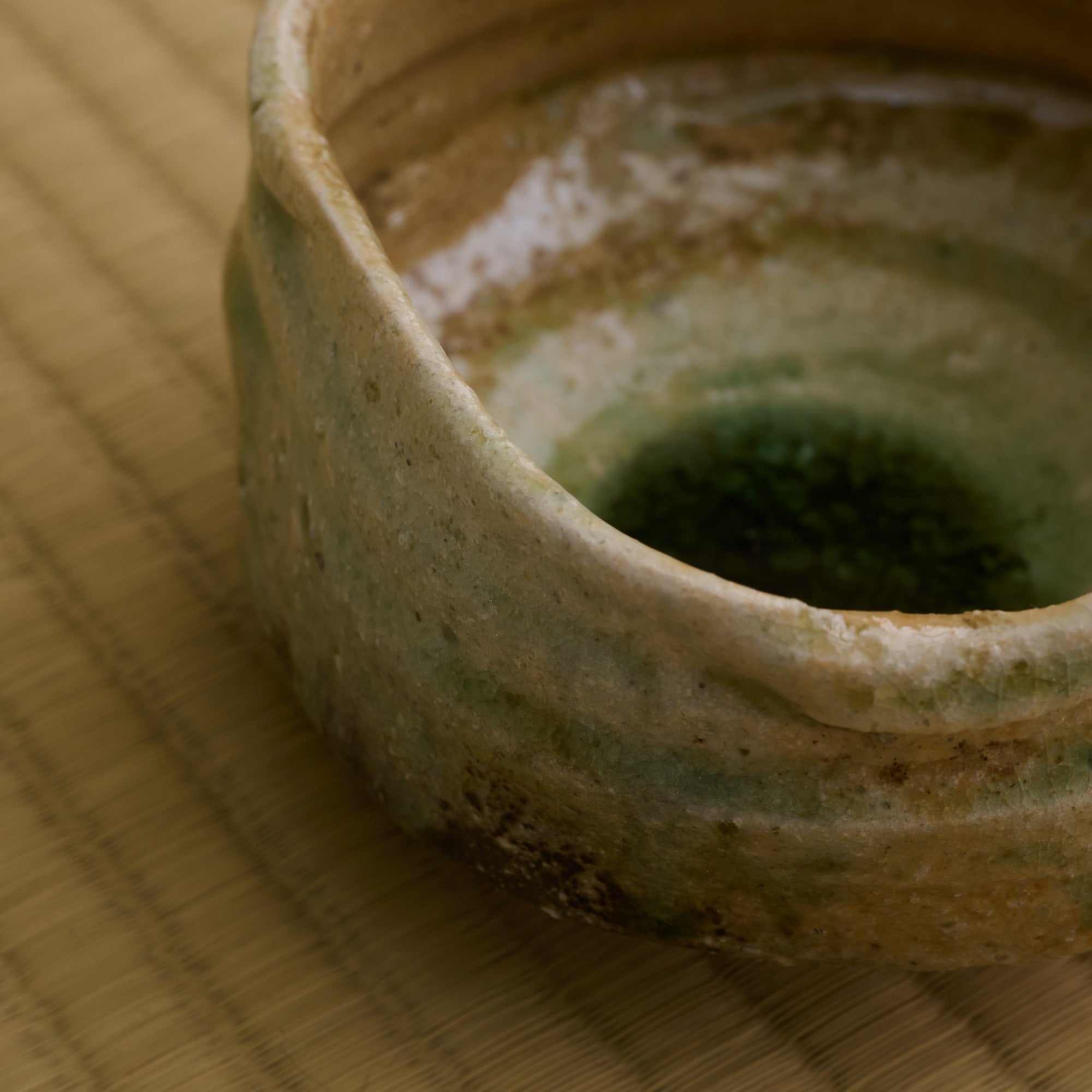Iga Variegated Luster Matcha Bowl