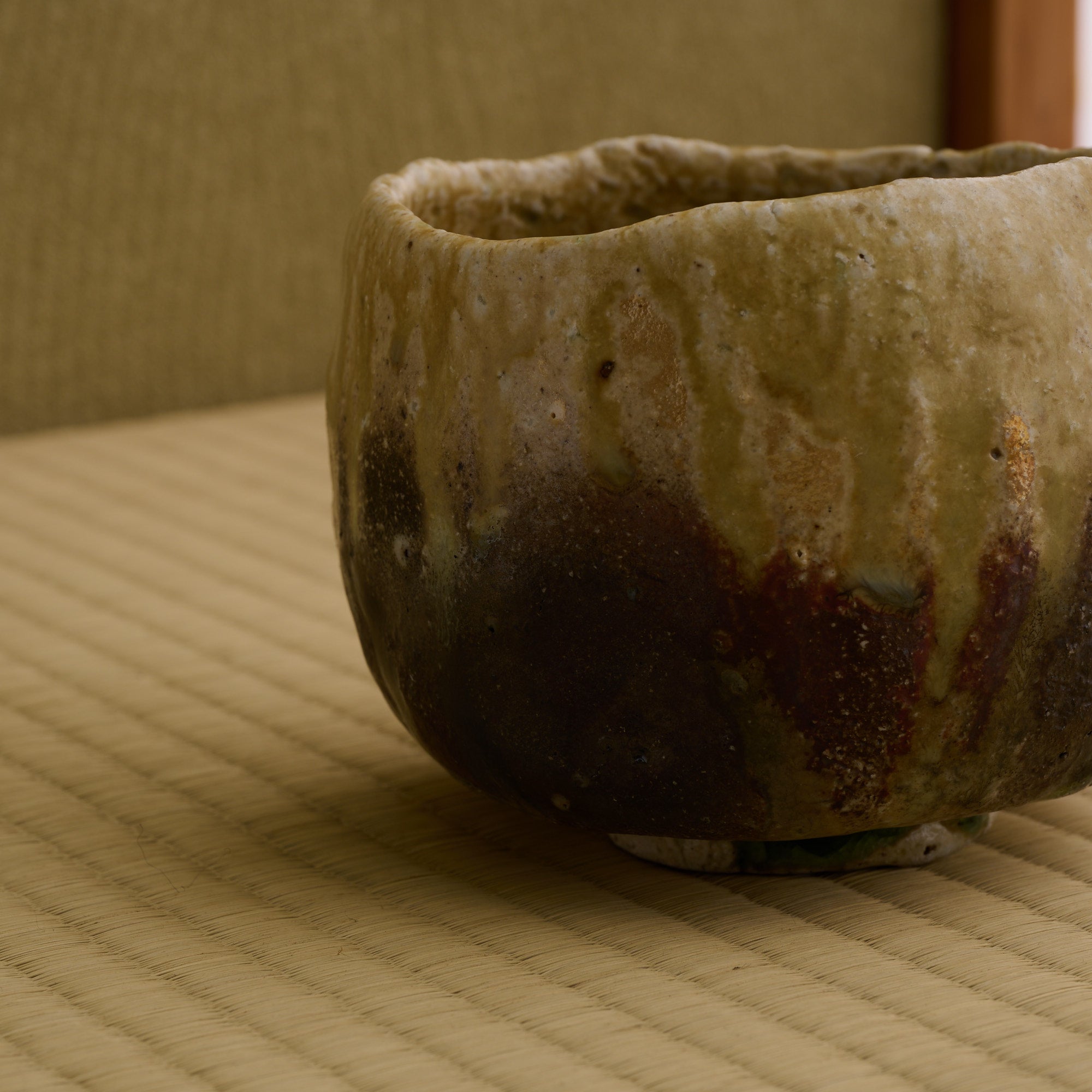 Iga Earthen Round Matcha Bowl