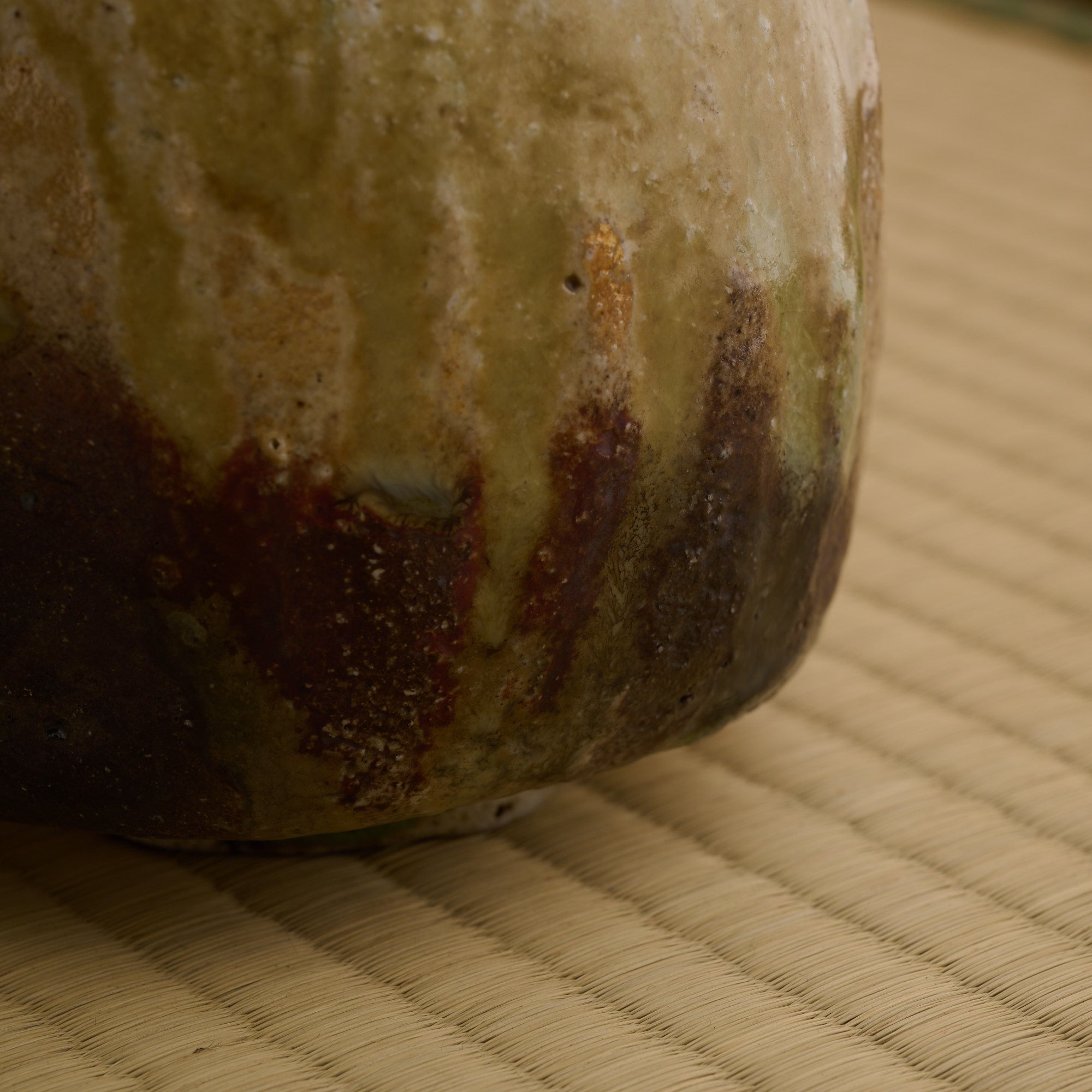 Iga Earthen Round Matcha Bowl