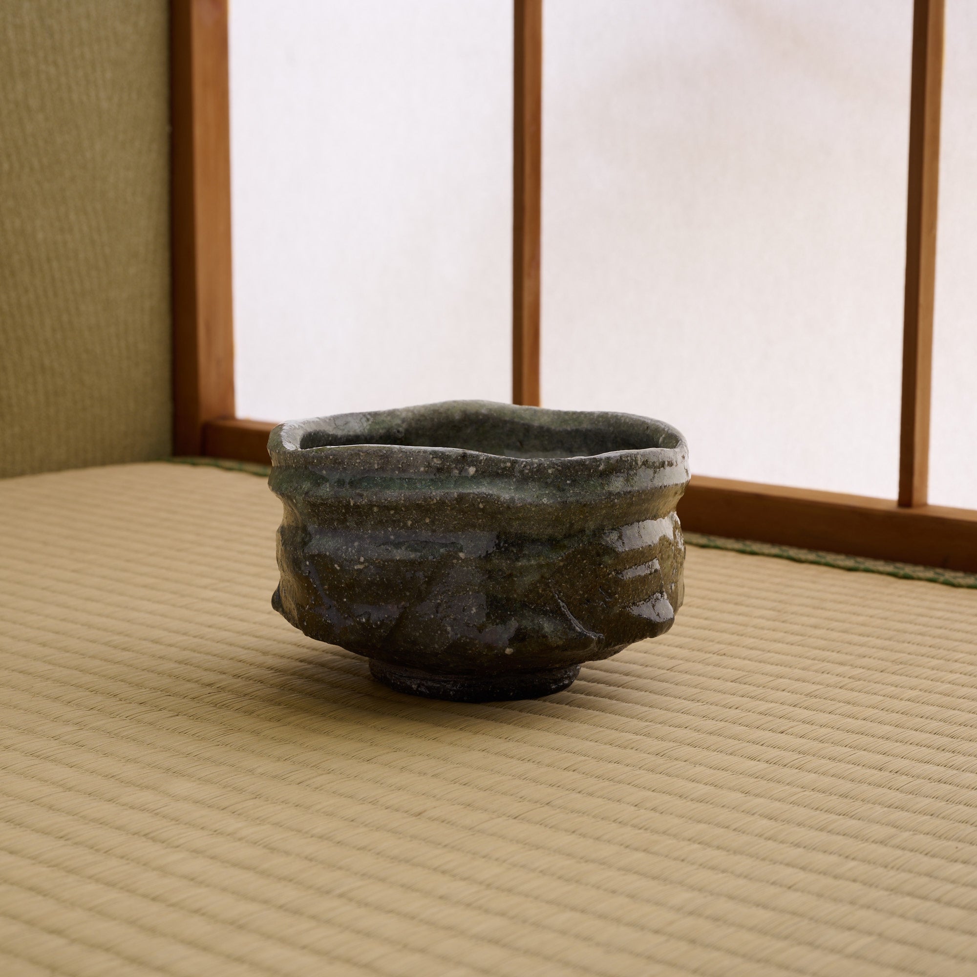 Iga Fluid Luster Matcha Bowl