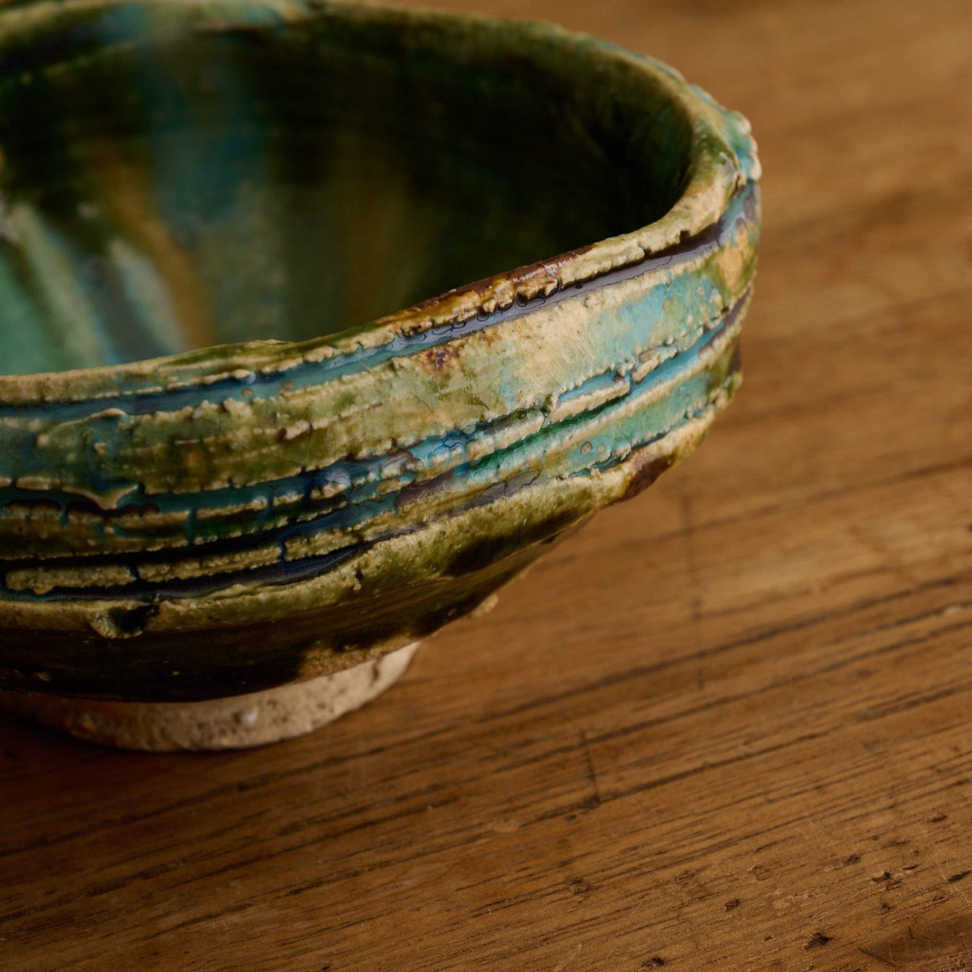 Oribe Asymmetrical Oval Matcha Bowl