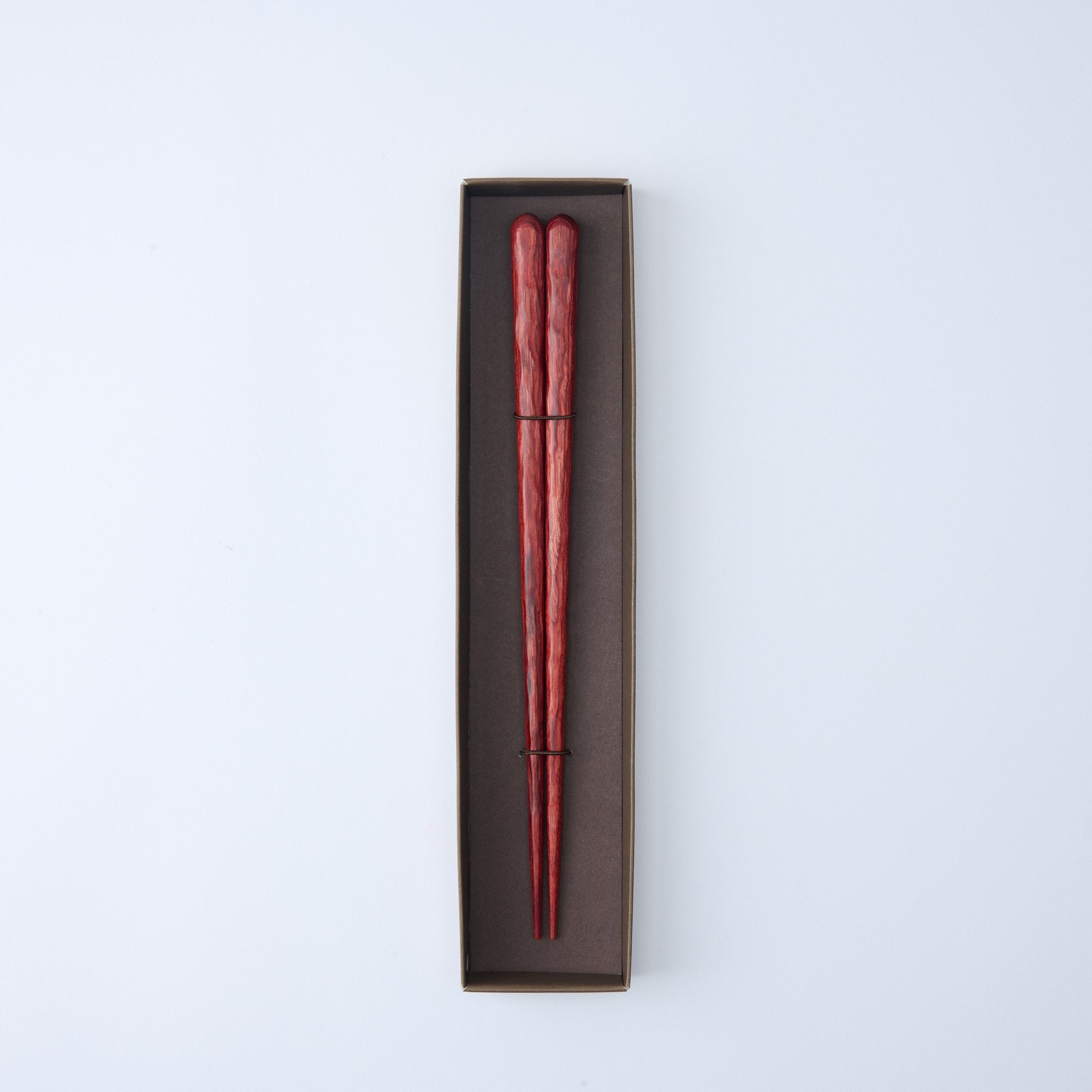 Thick Wavy Grip Wood Grain Chopsticks
